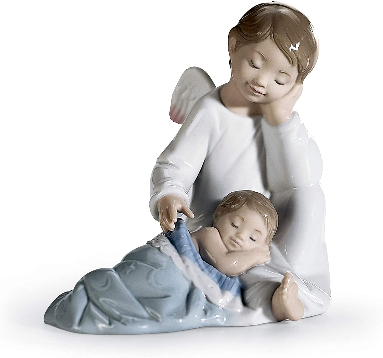 Figura azul de mi ángel de la guarda