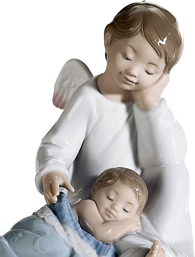 Figura azul de mi ángel de la guarda