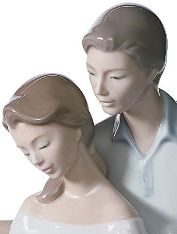 Figura Familiar Círculo de Amor de LLADRÓ. Figura Familiar de Porcelana.
