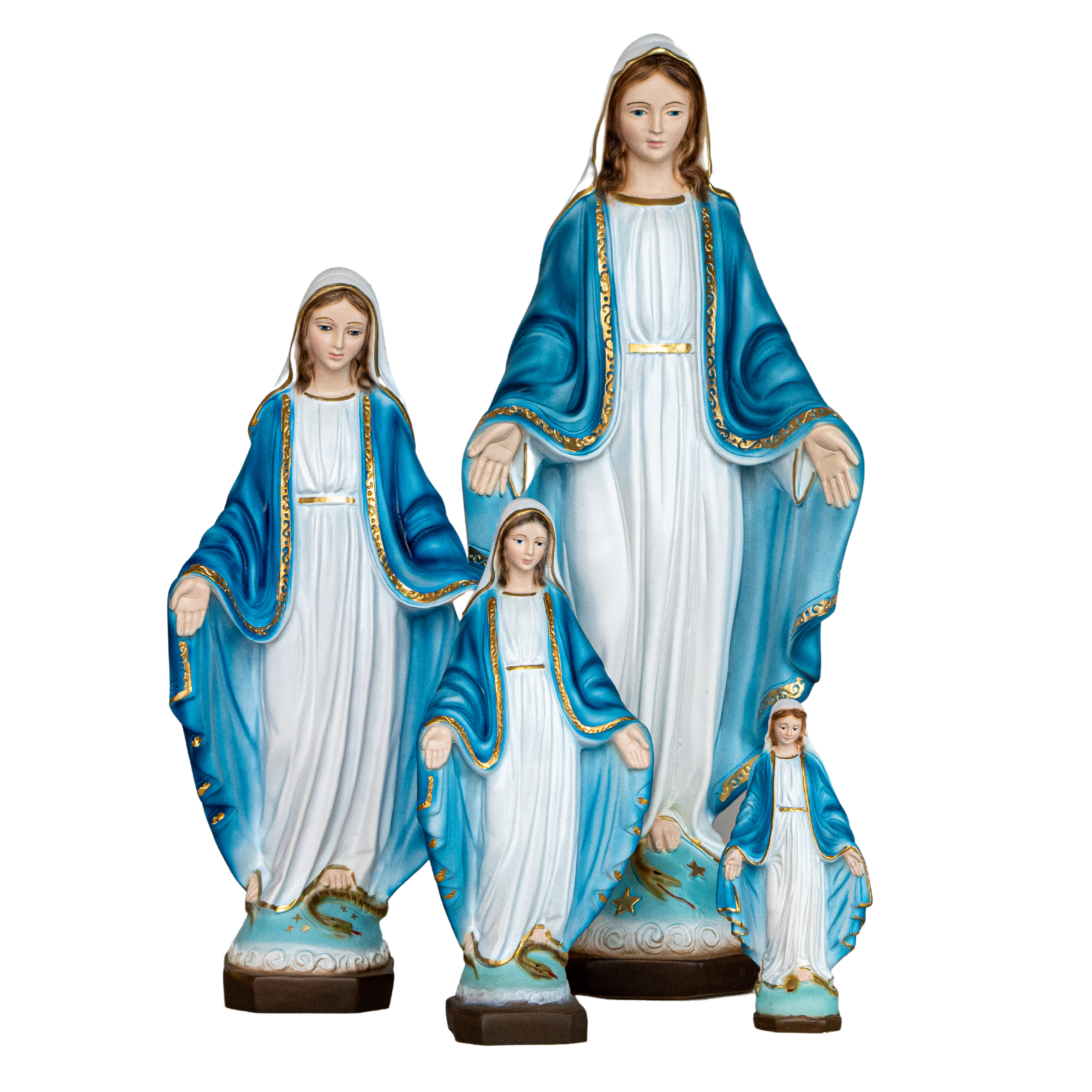 La Tienda de Regalos de Fe Nuestra Señora de las Gracias - María Milagrosa - Pintada a Mano en Italia - Nuestra Colección Toscana - Virgen La Milagrosa
