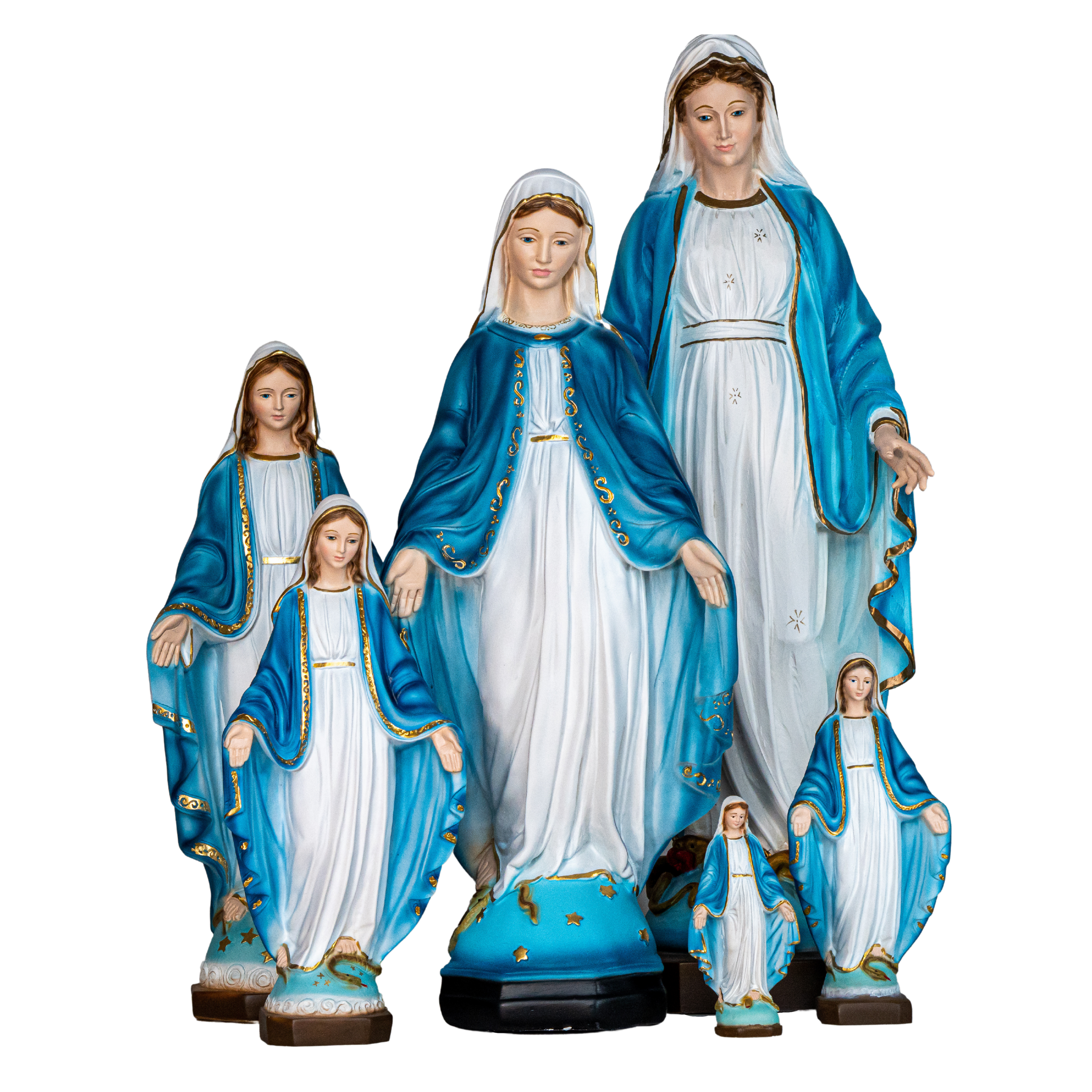 La Tienda de Regalos de Fe Nuestra Señora de las Gracias - María Milagrosa - Pintada a Mano en Italia - Nuestra Colección Toscana - Virgen La Milagrosa
