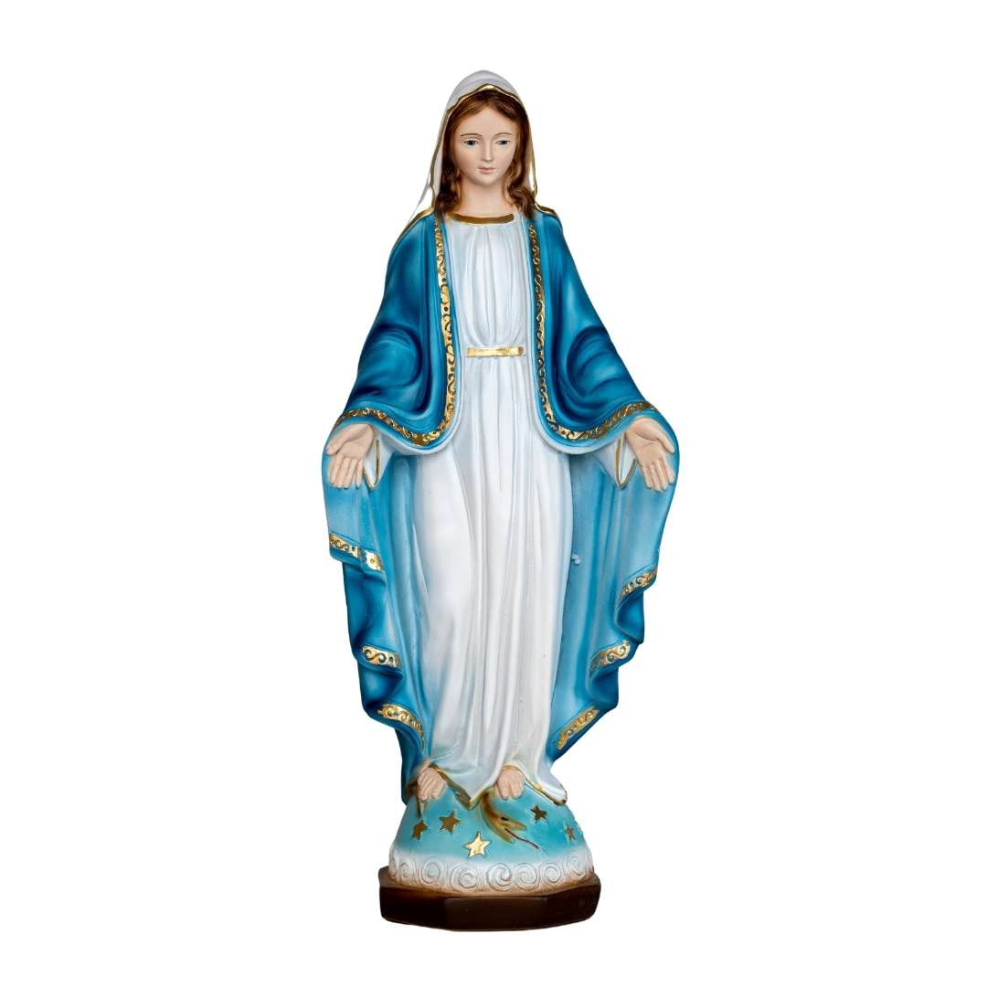 La Tienda de Regalos de Fe Nuestra Señora de las Gracias - María Milagrosa - Pintada a Mano en Italia - Nuestra Colección Toscana - Virgen La Milagrosa
