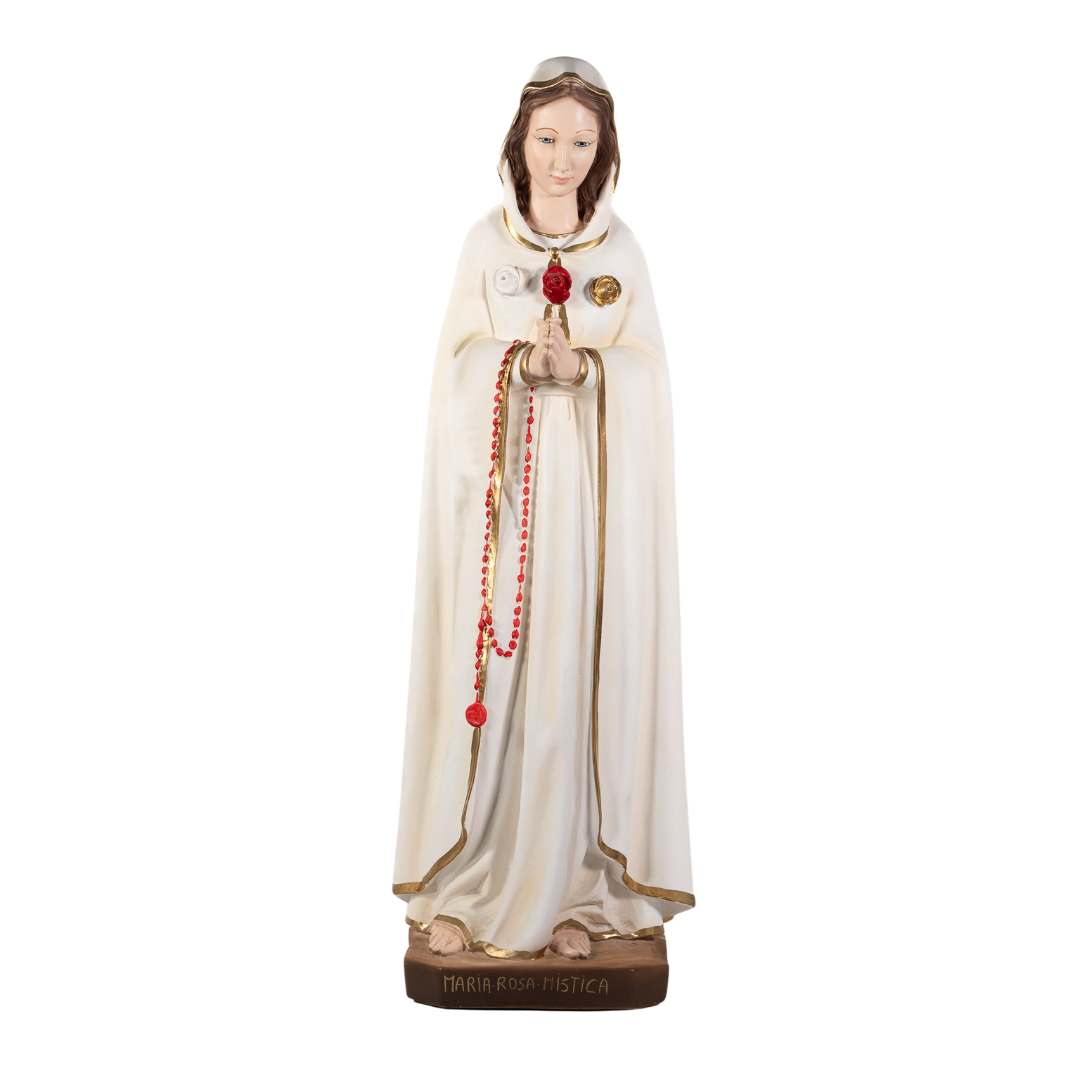 La tienda de regalos de fe Virgen María Rosa Mística pintada a mano en Italia - Nuestra colección Toscana - Virgen Maria Rosa Mistica