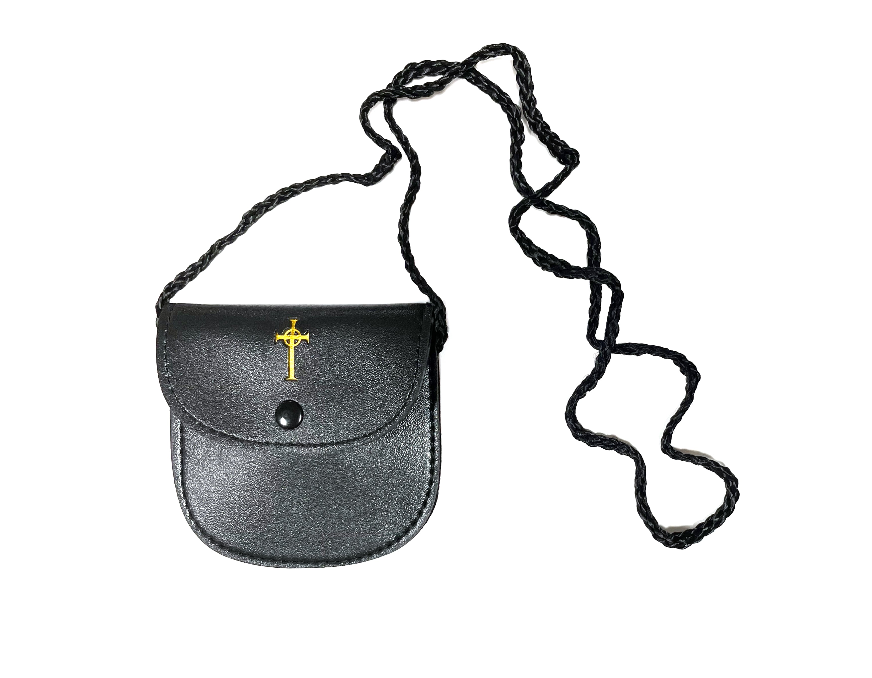 Bolsa Pyx negra con correa