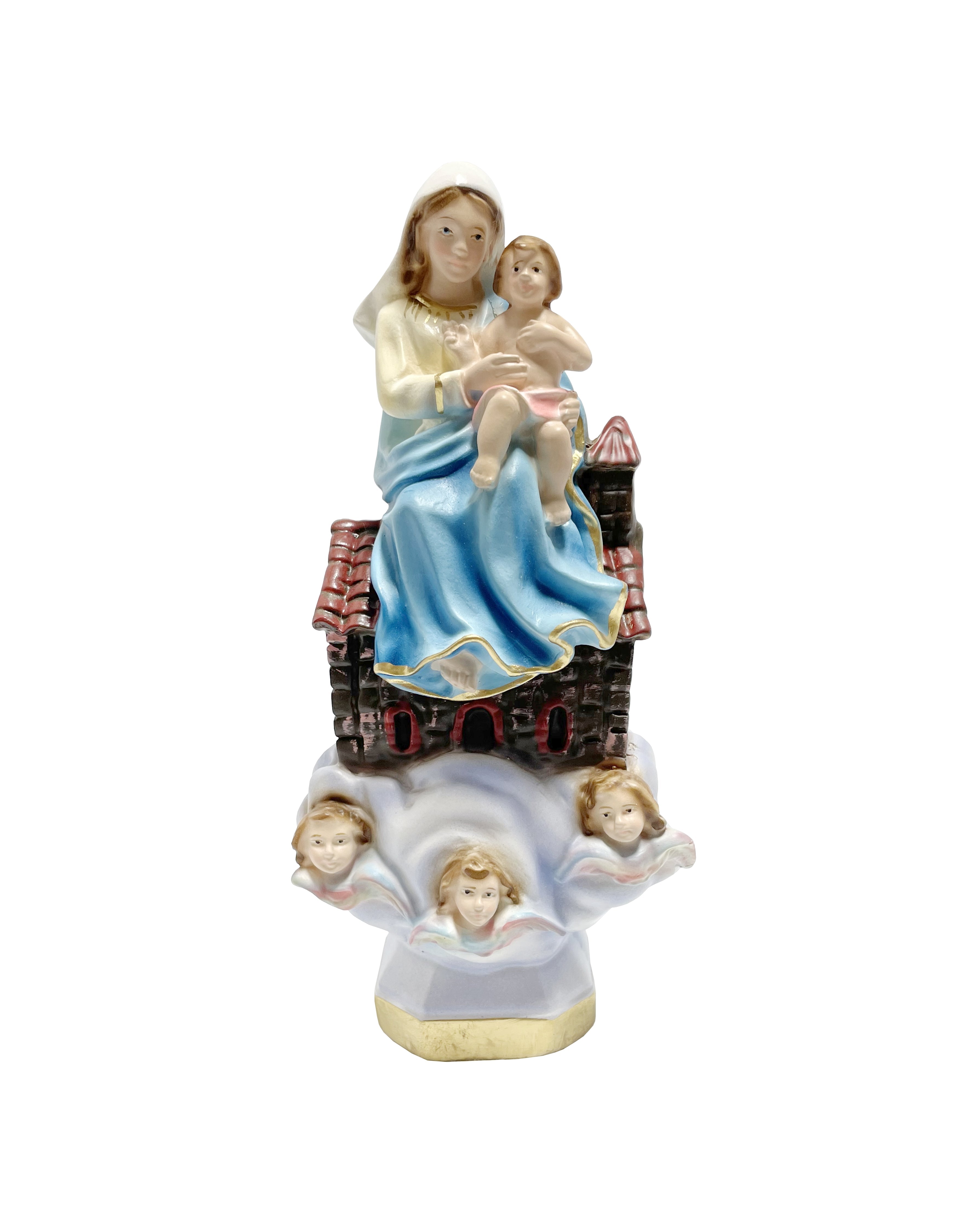 Estatua religiosa de Nuestra Señora de Loreto 9" de altura