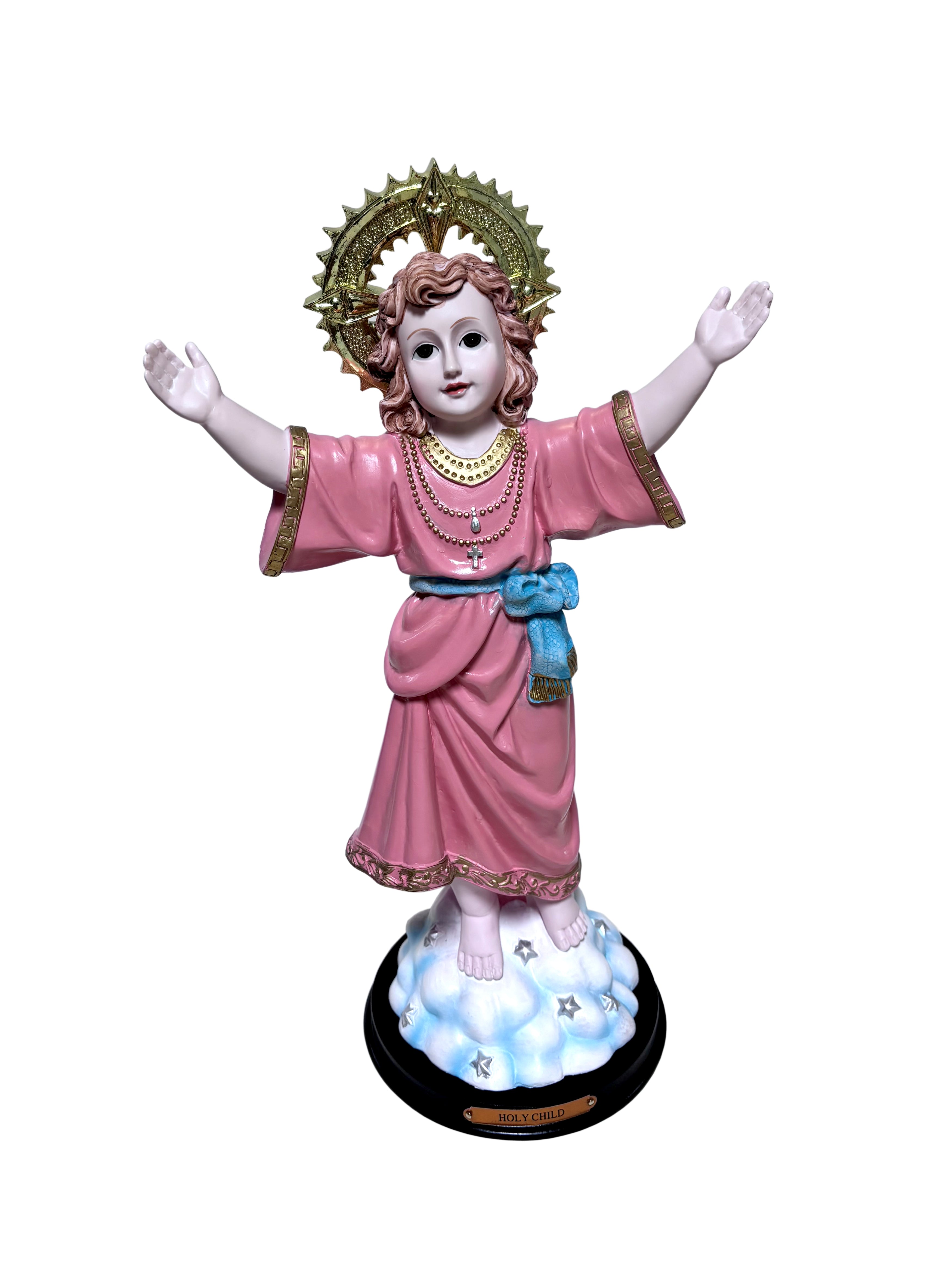 Estatua religiosa del Divino Niño de 16" de altura