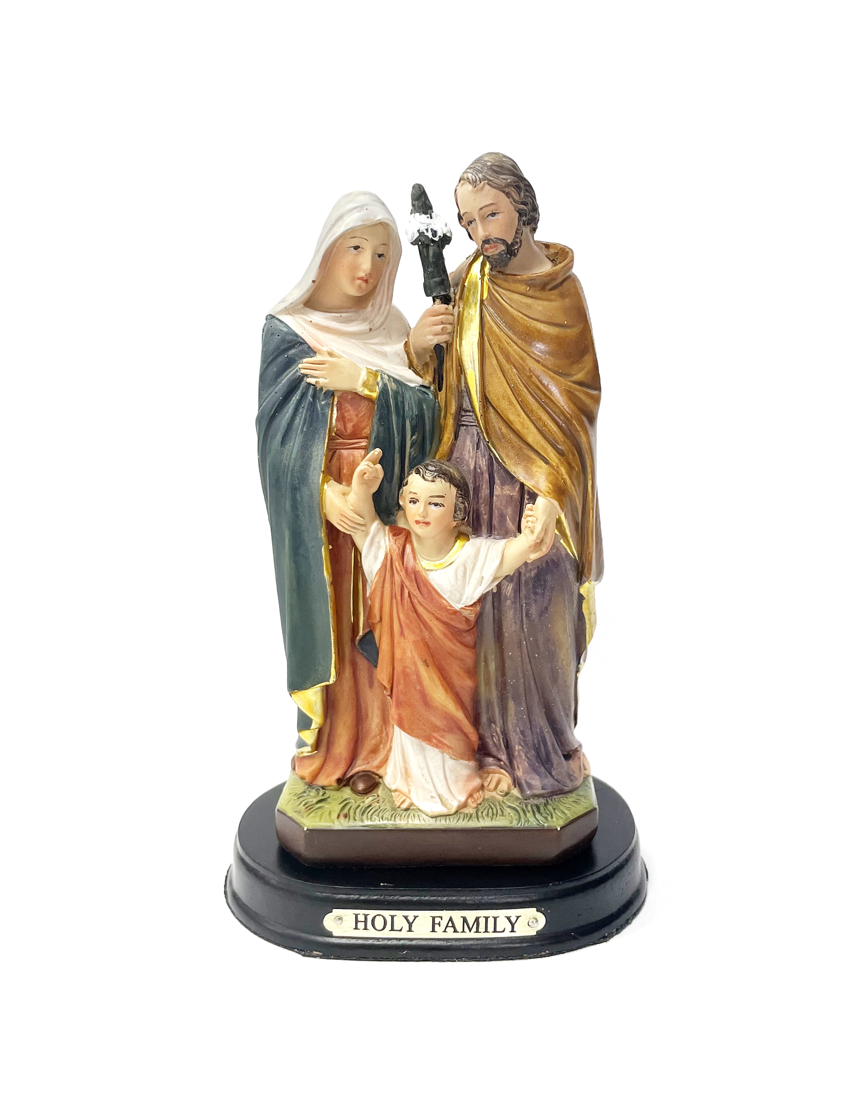 Estatua religiosa de la Sagrada Familia de 5" de altura