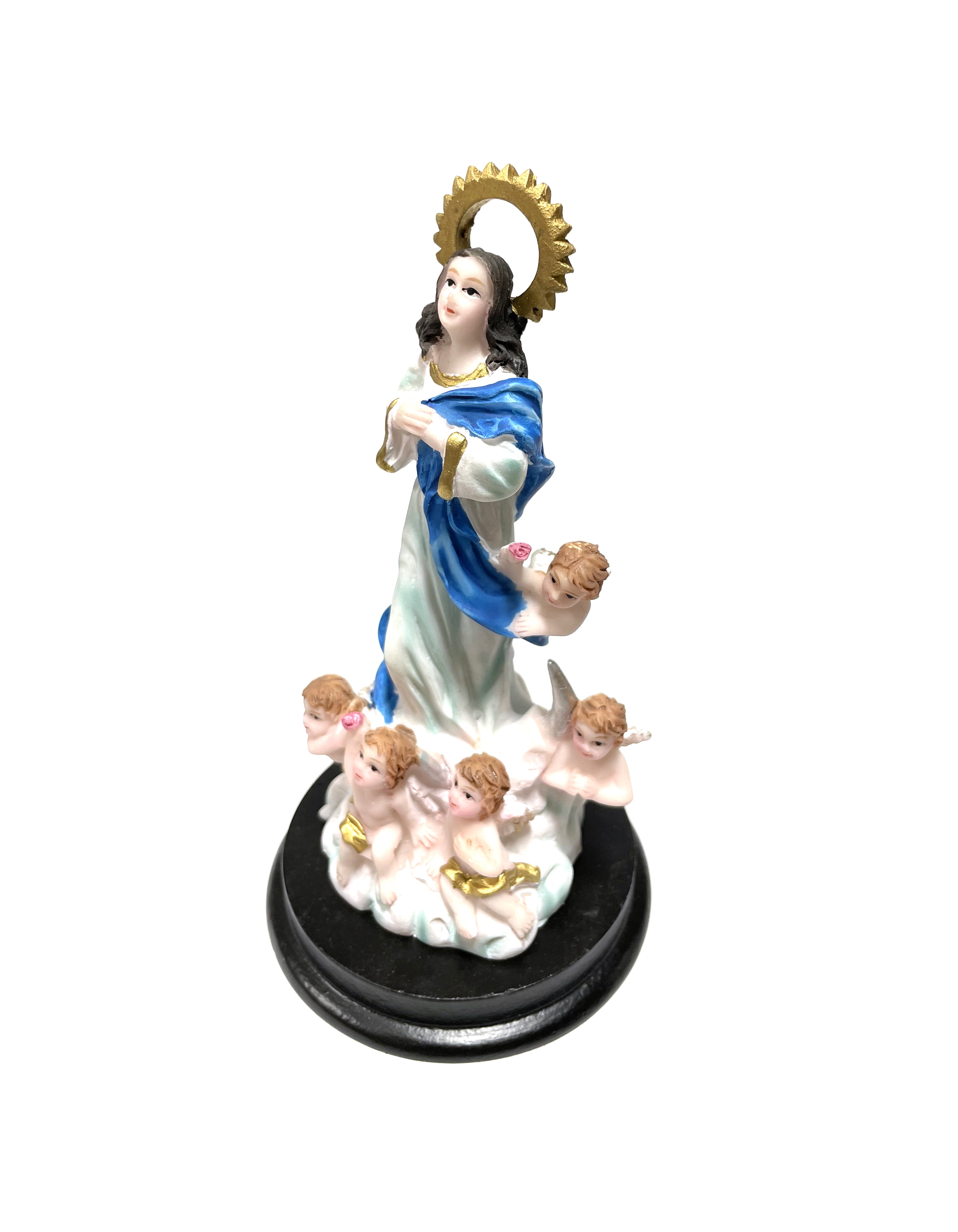 Estatua religiosa de Nuestra Señora de la Inmaculada Concepción de María 5" de altura
