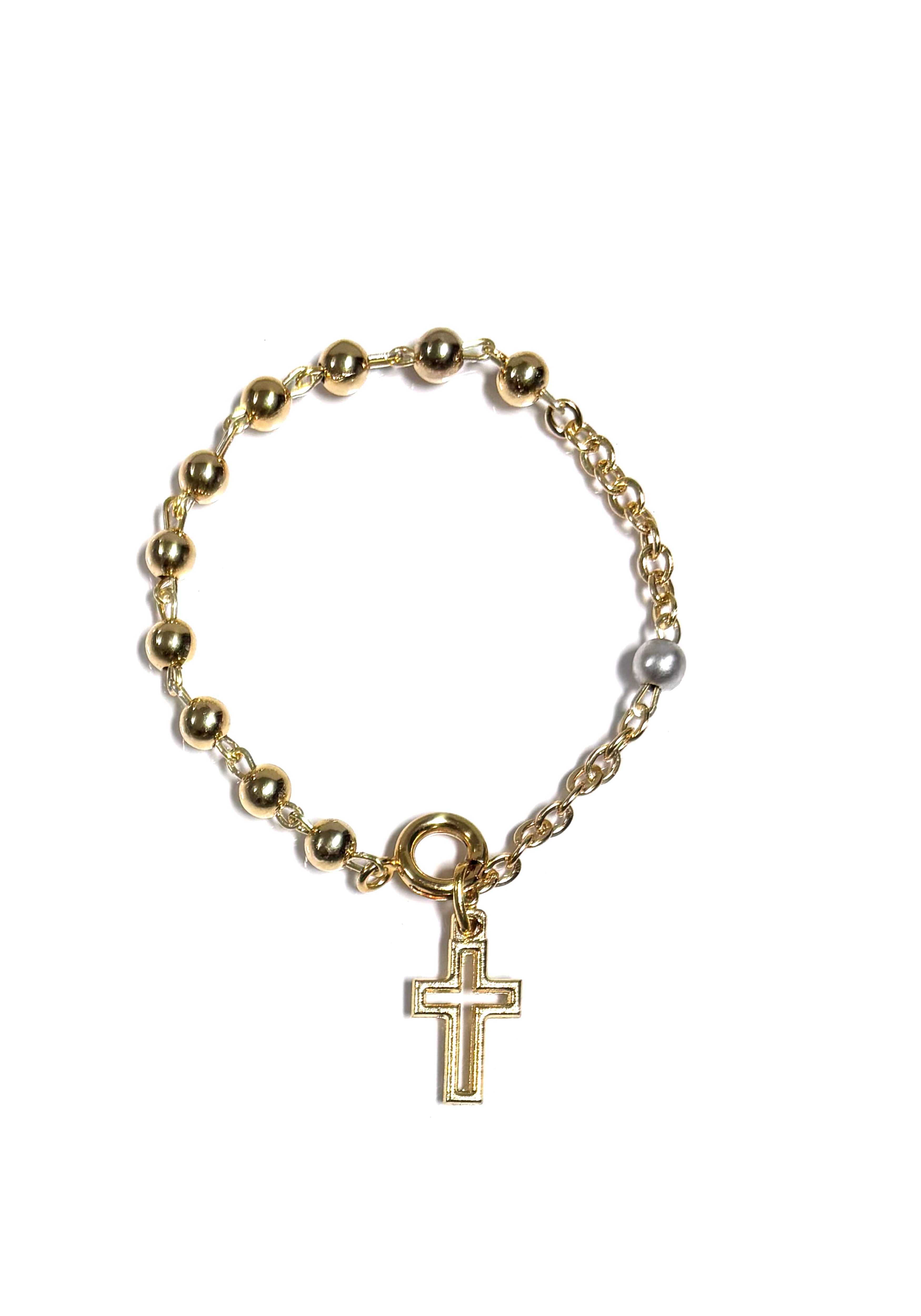 Pulsera pequeña bañada en oro