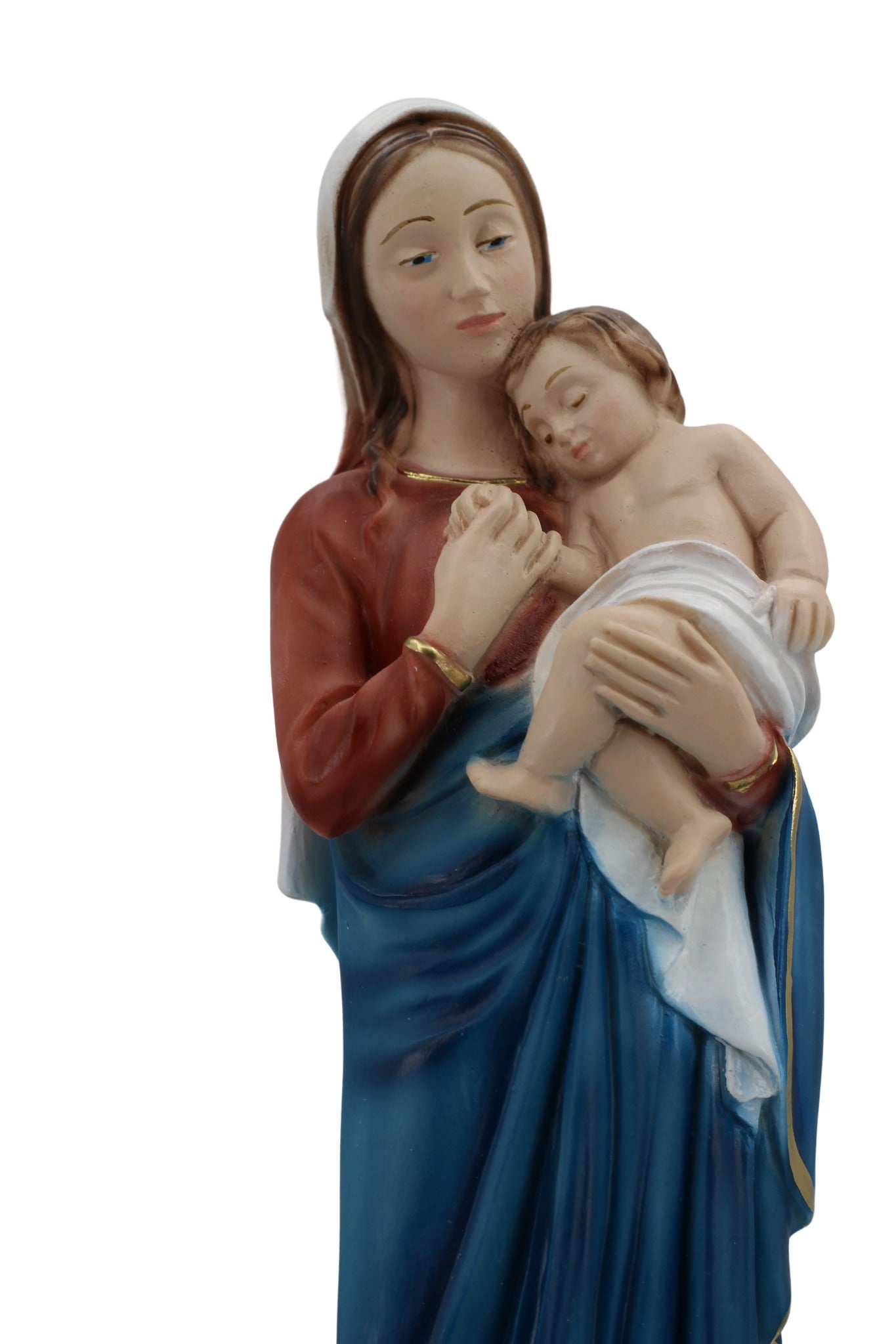 La Virgen María y el Niño Jesús sobre el mundo de The Faith Gift Collection