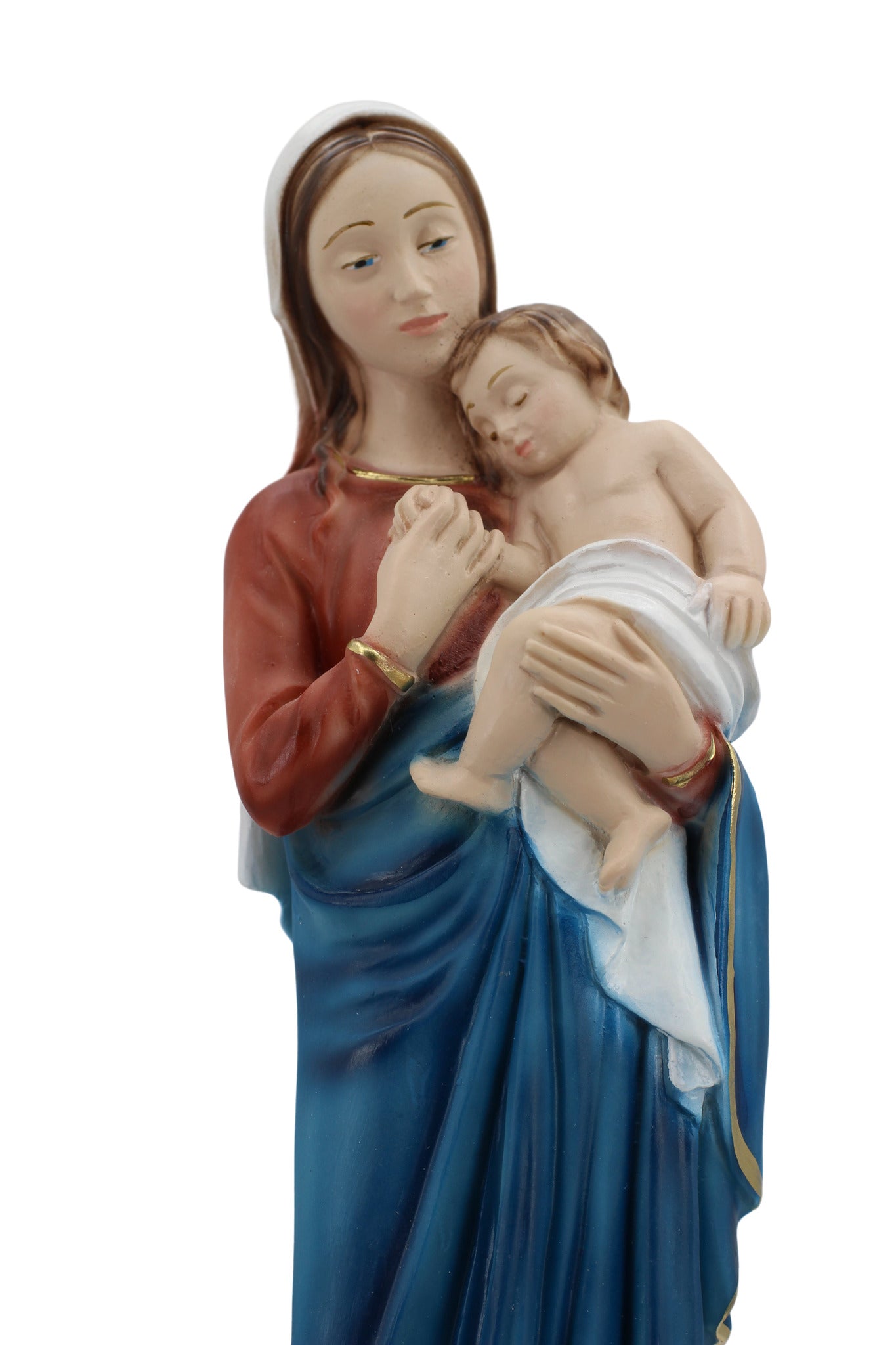 La Virgen María y el Niño Jesús sobre el mundo de The Faith Gift Collection