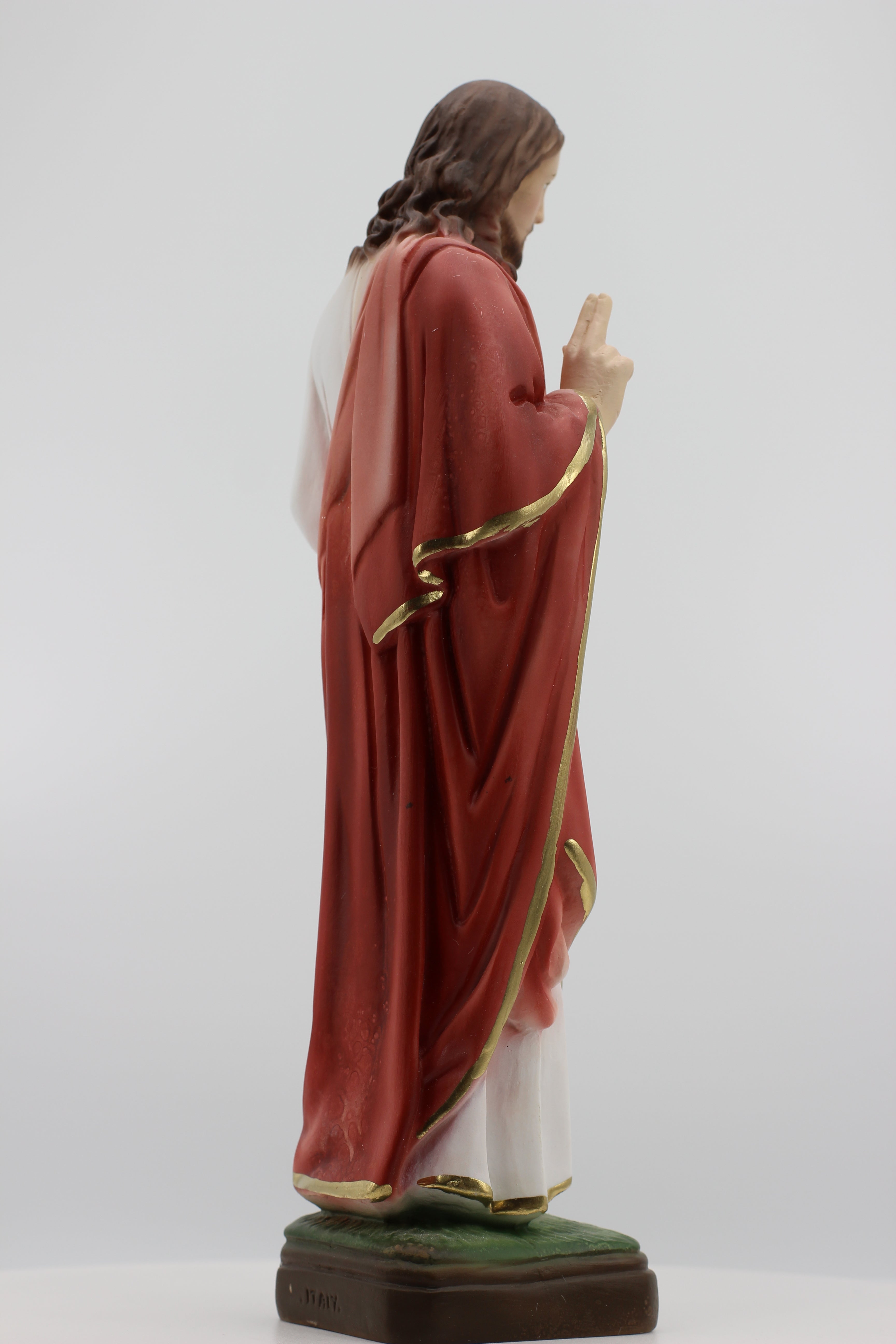 Estatua del Sagrado Corazón de Jesús de The Faith Gift Shop - Pintada a mano en Italia - Nuestra colección de Toscana - / Sagrado Corazon de Jesus