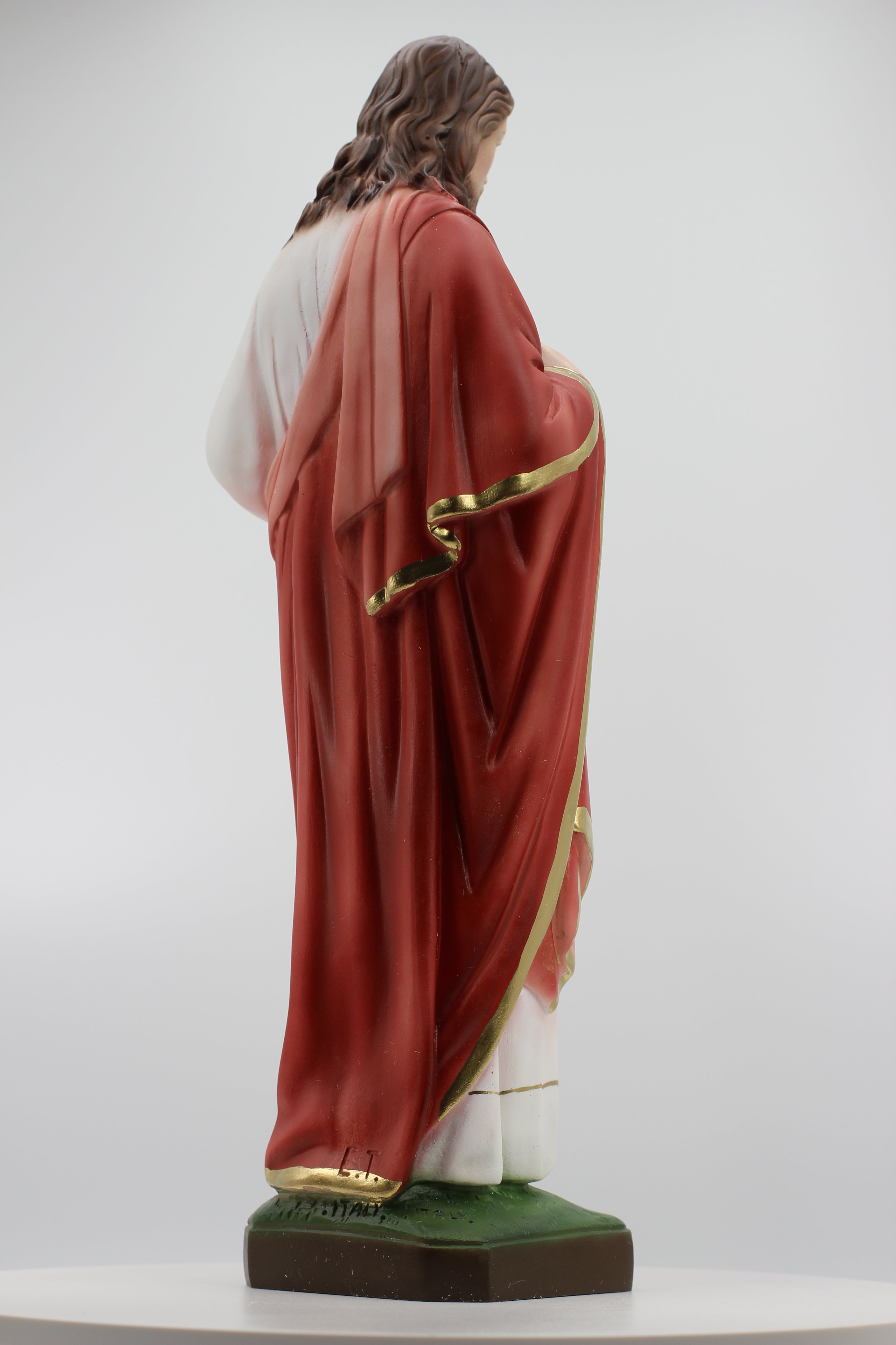 Estatua del Sagrado Corazón de Jesús de The Faith Gift Shop - Pintada a mano en Italia - Nuestra colección de Toscana - / Sagrado Corazon de Jesus