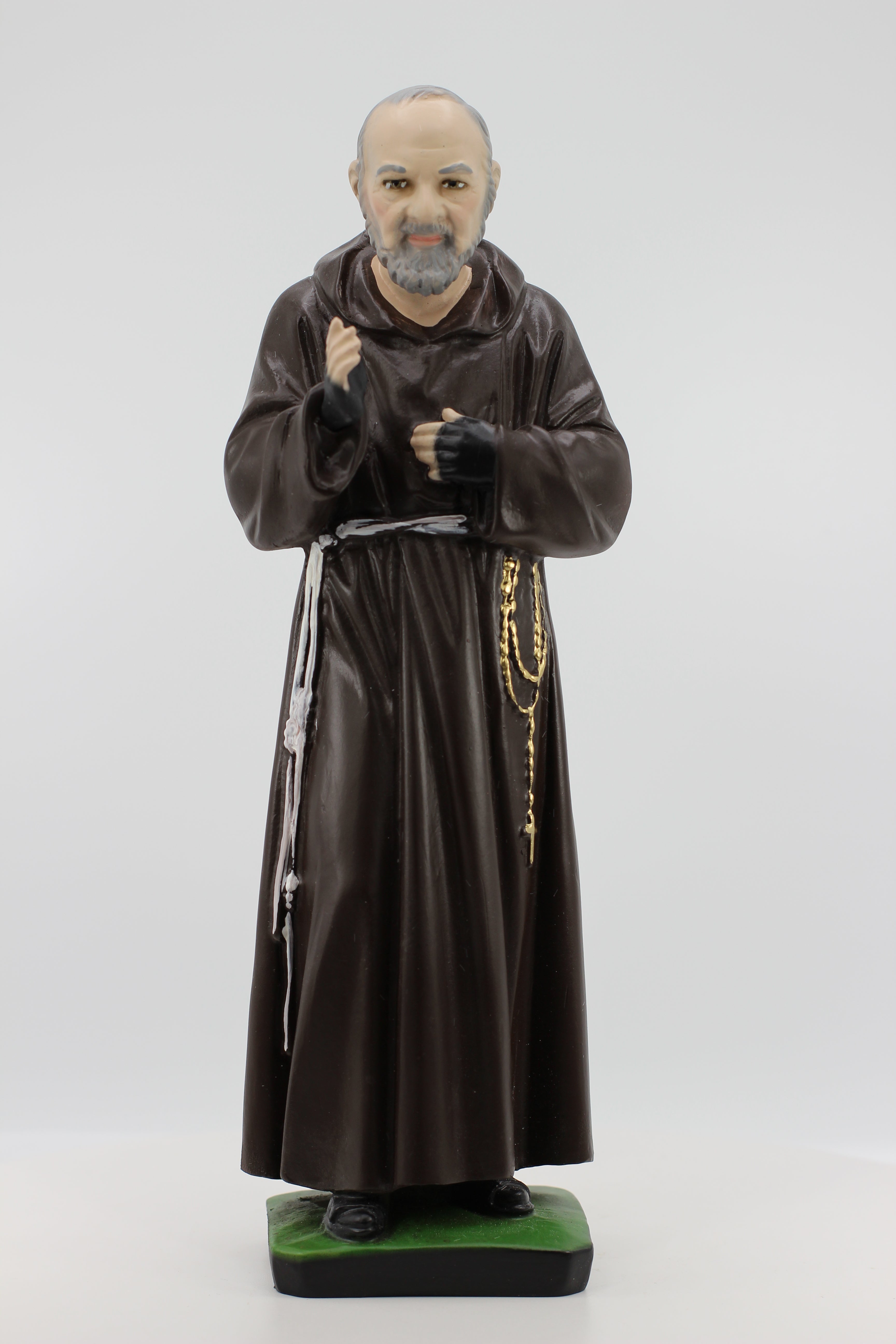 The Faith Gift Shop Saint Father Pio statue - Hand Painted in Italy - Our Tuscany Collection   / San  Padre Pio