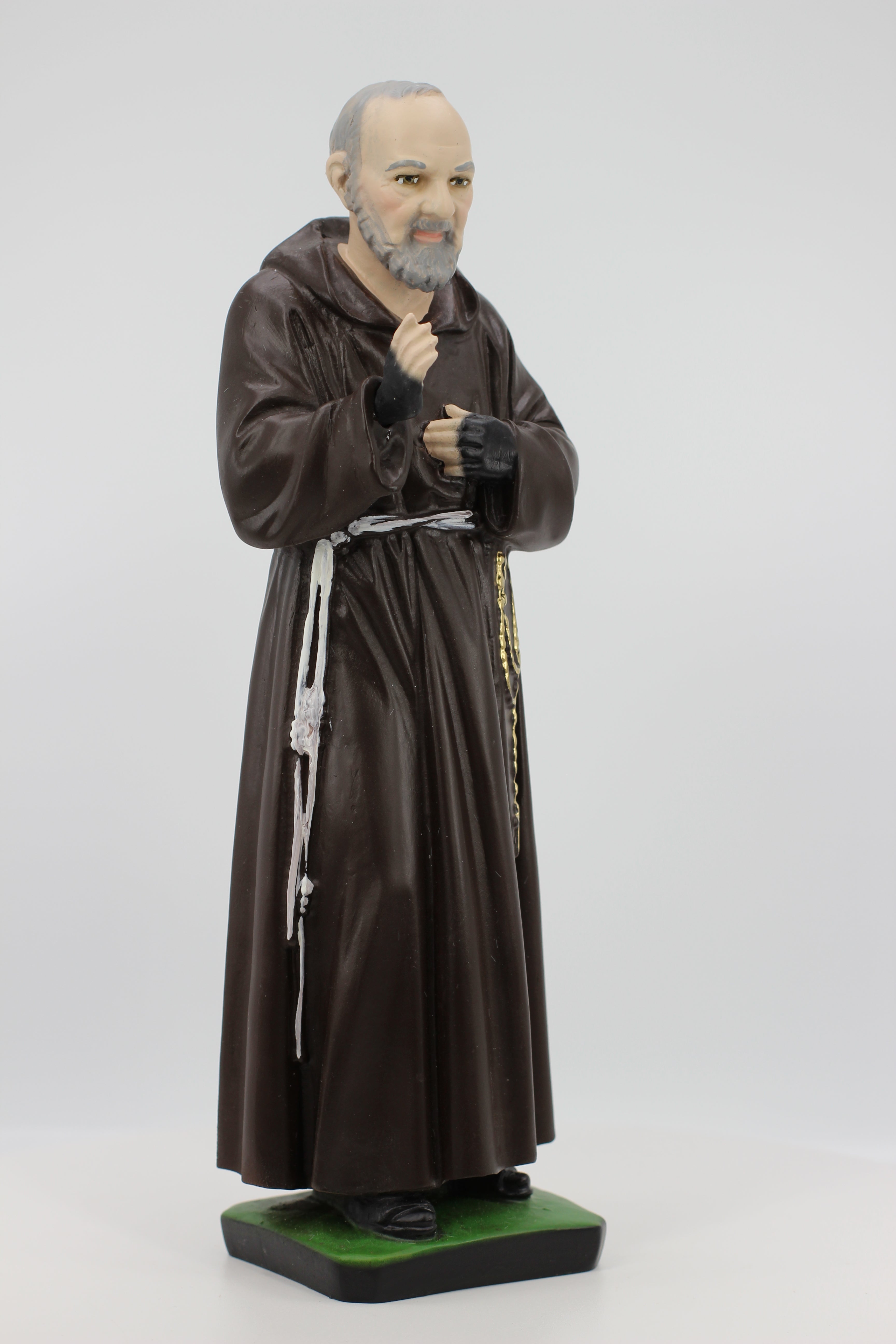 The Faith Gift Shop Saint Father Pio statue - Hand Painted in Italy - Our Tuscany Collection   / San  Padre Pio