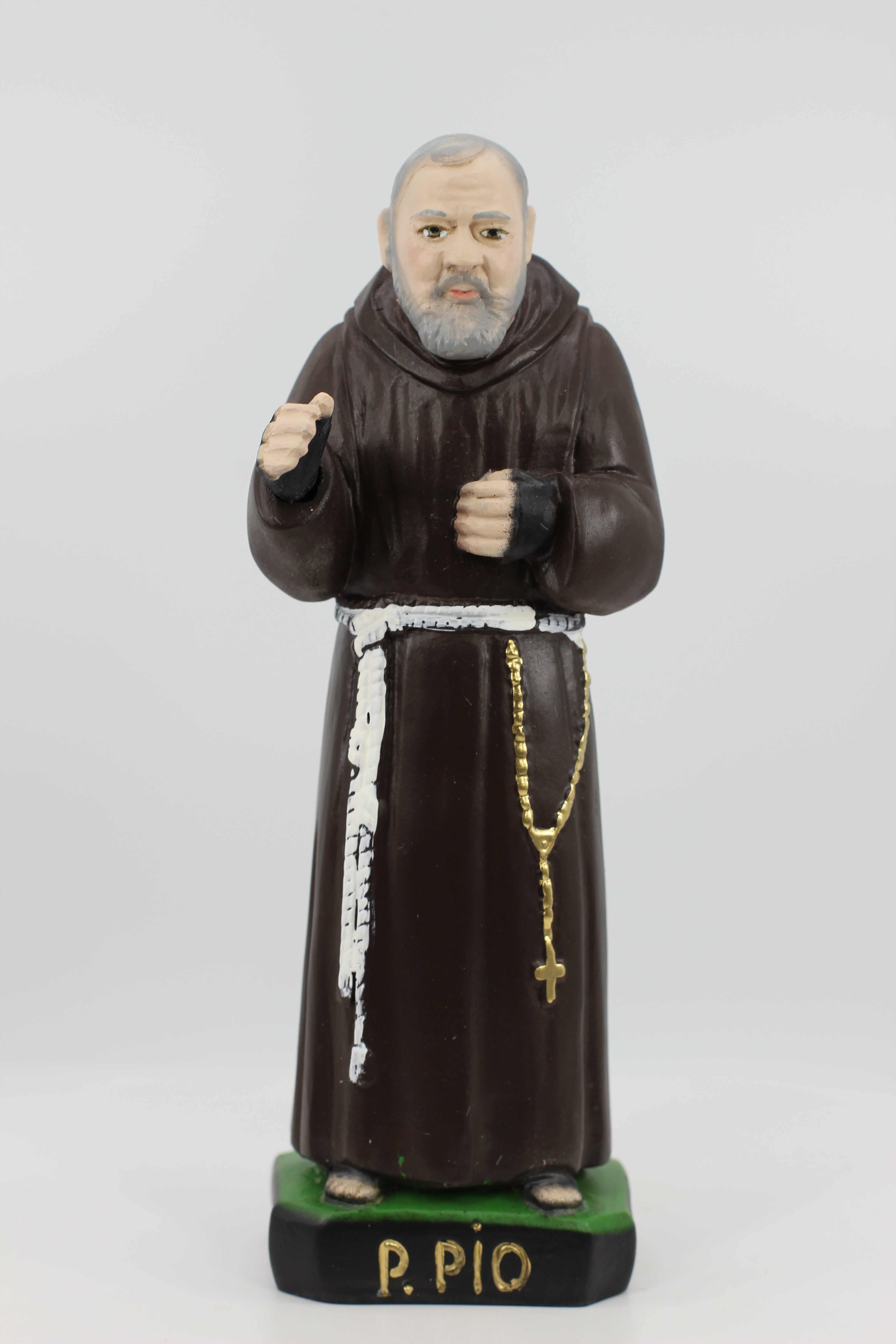 The Faith Gift Shop Saint Father Pio statue - Hand Painted in Italy - Our Tuscany Collection   / San  Padre Pio