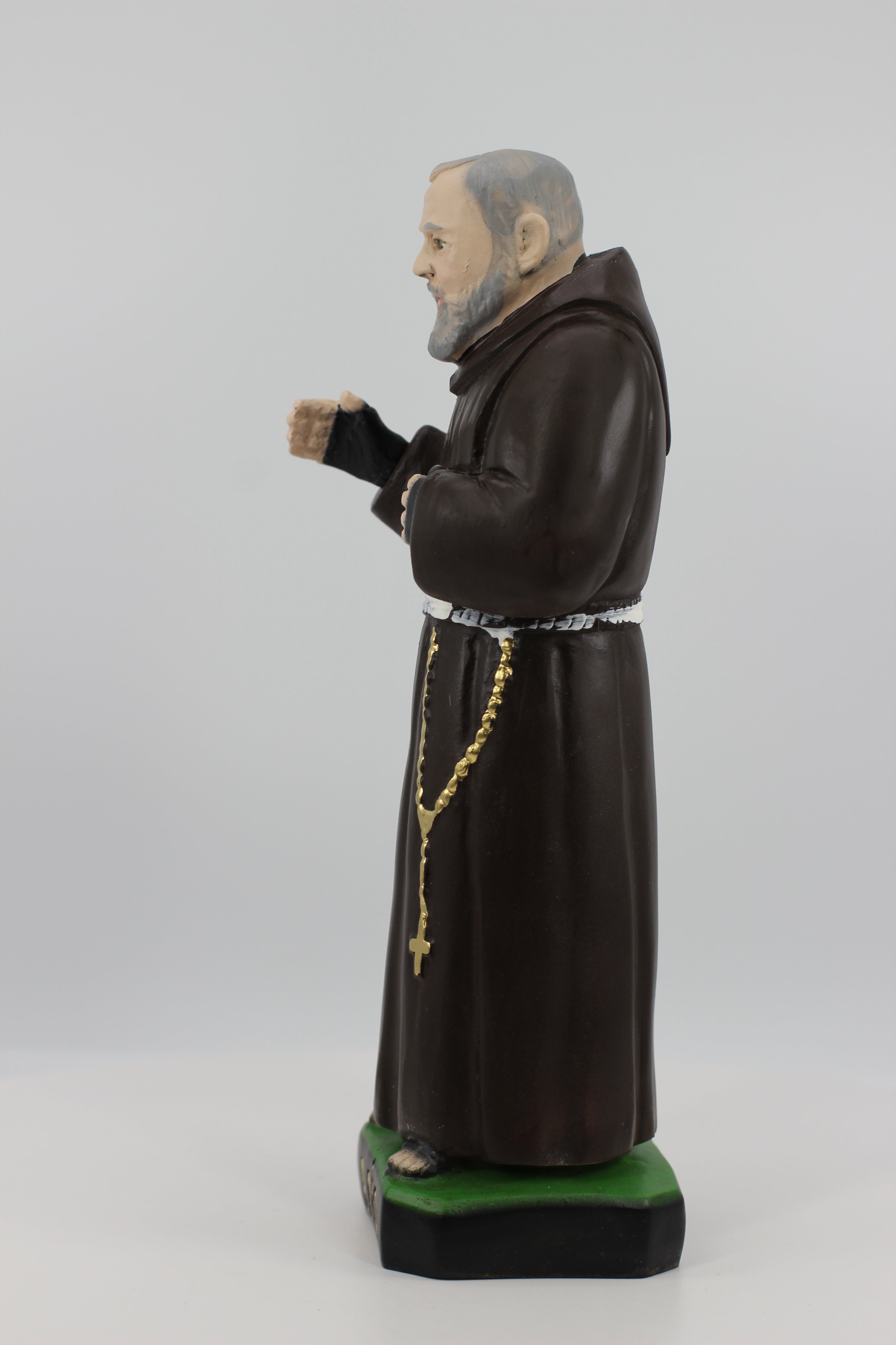 The Faith Gift Shop Saint Father Pio statue - Hand Painted in Italy - Our Tuscany Collection   / San  Padre Pio