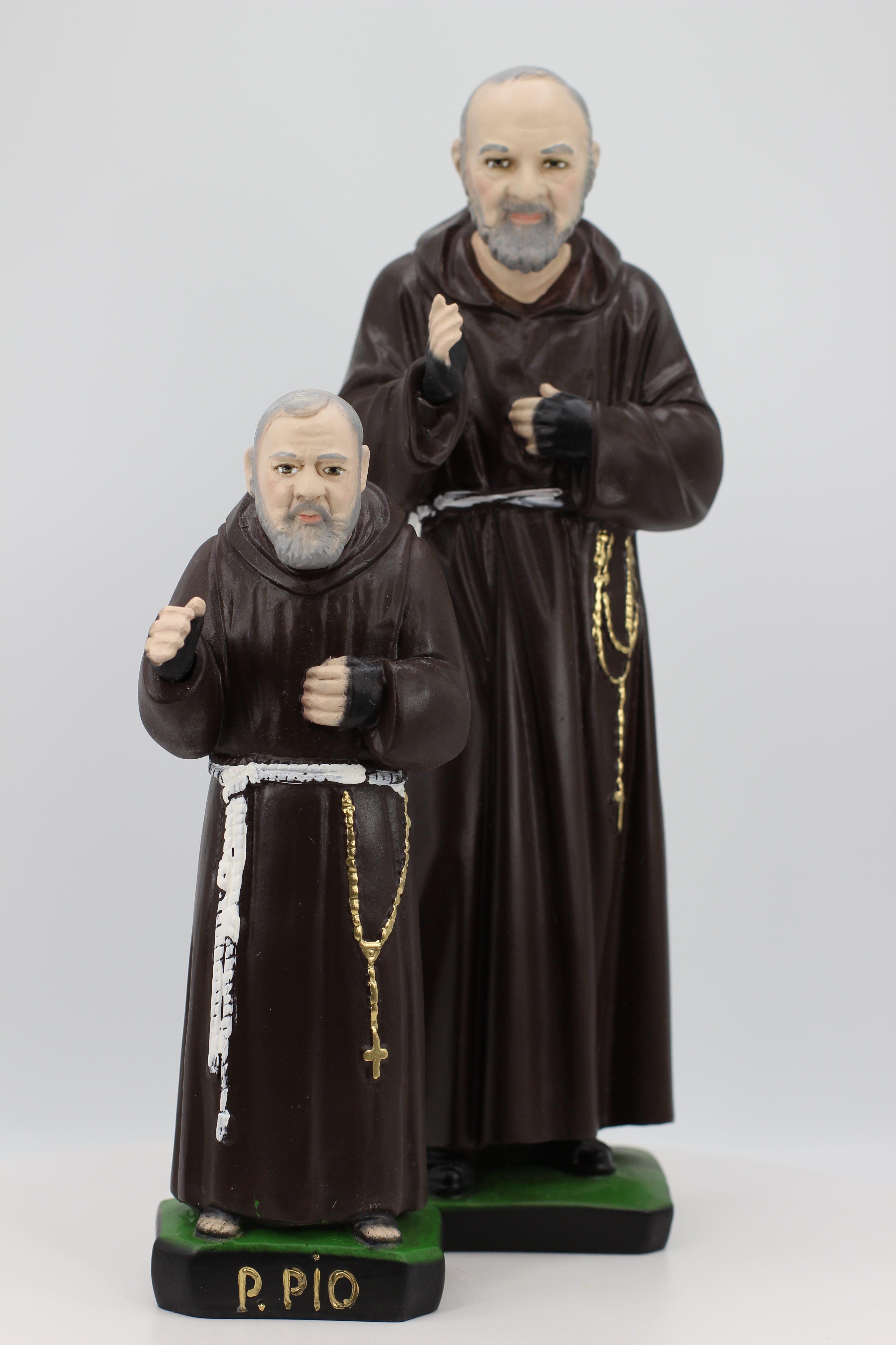 The Faith Gift Shop Saint Father Pio statue - Hand Painted in Italy - Our Tuscany Collection   / San  Padre Pio