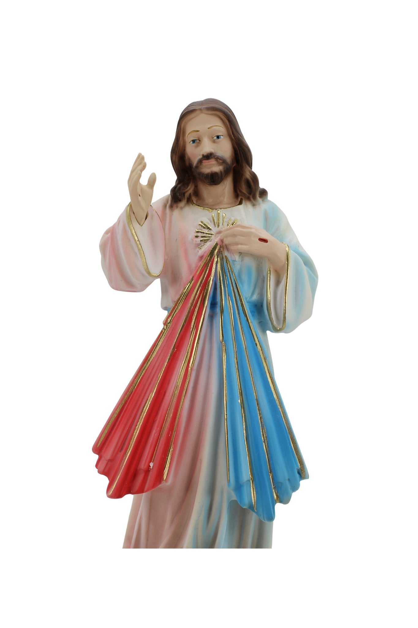 Estatua de la Divina Misericordia de The Faith Gift Shop - Pintada a mano en Italia - Nuestra colección de Toscana - Imagen de la Divina Misericordia