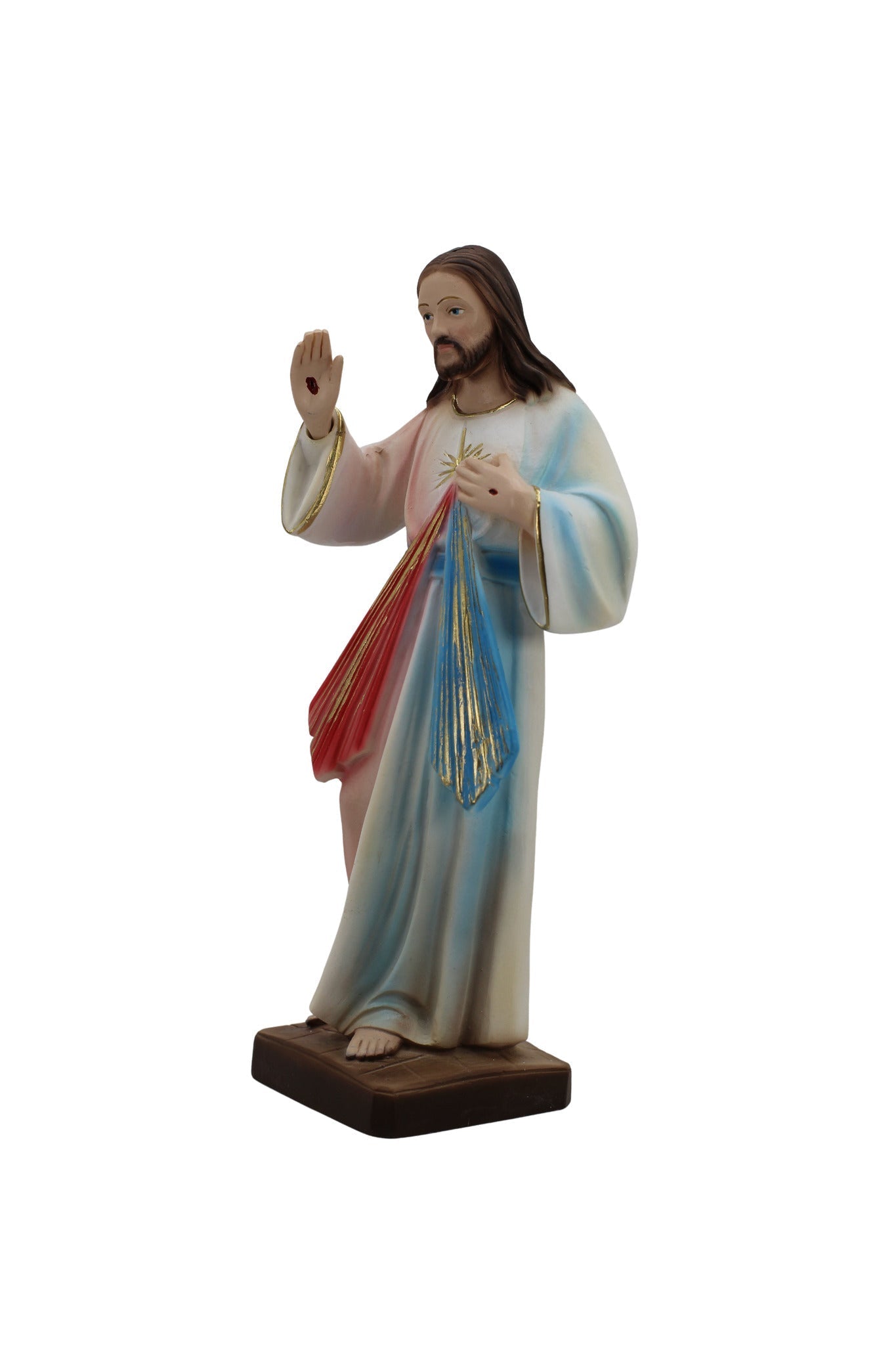 Estatua de la Divina Misericordia de The Faith Gift Shop - Pintada a mano en Italia - Nuestra colección de Toscana - Imagen de la Divina Misericordia