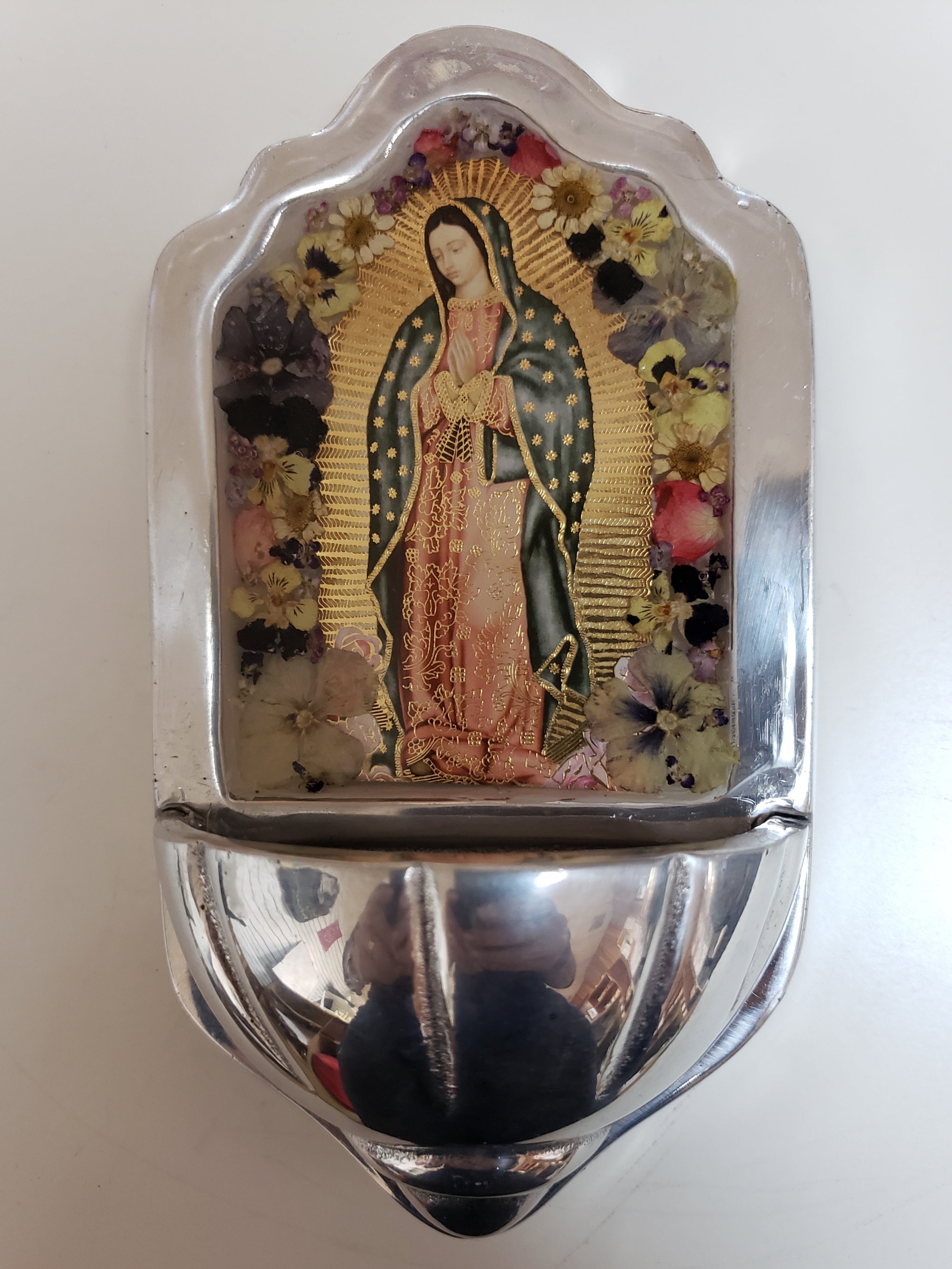 Nicho de flores prensadas - Agua bendita