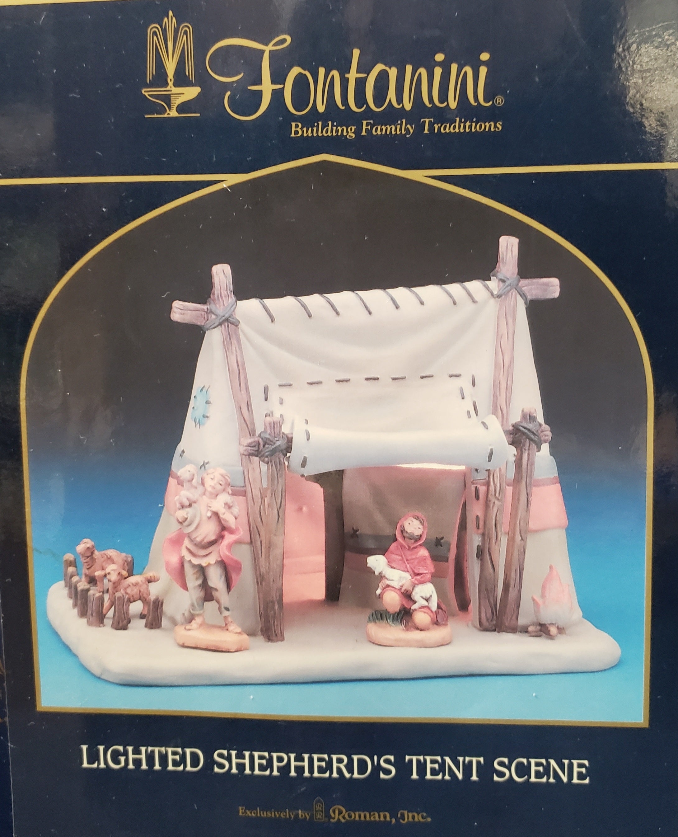 Fontanini Lighted Shepherd's Tent Scene