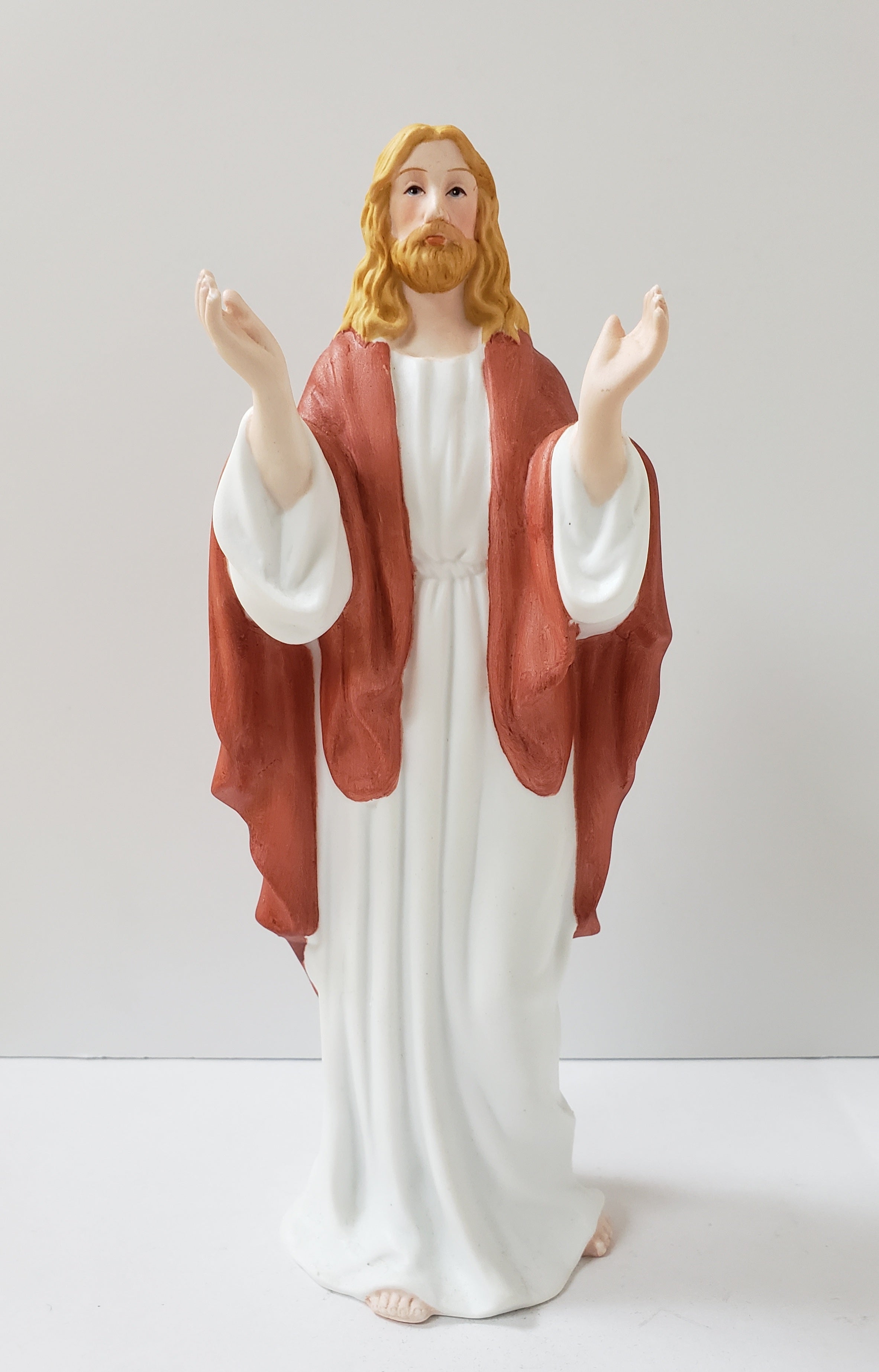 Figura de porcelana de Jesús de 8"