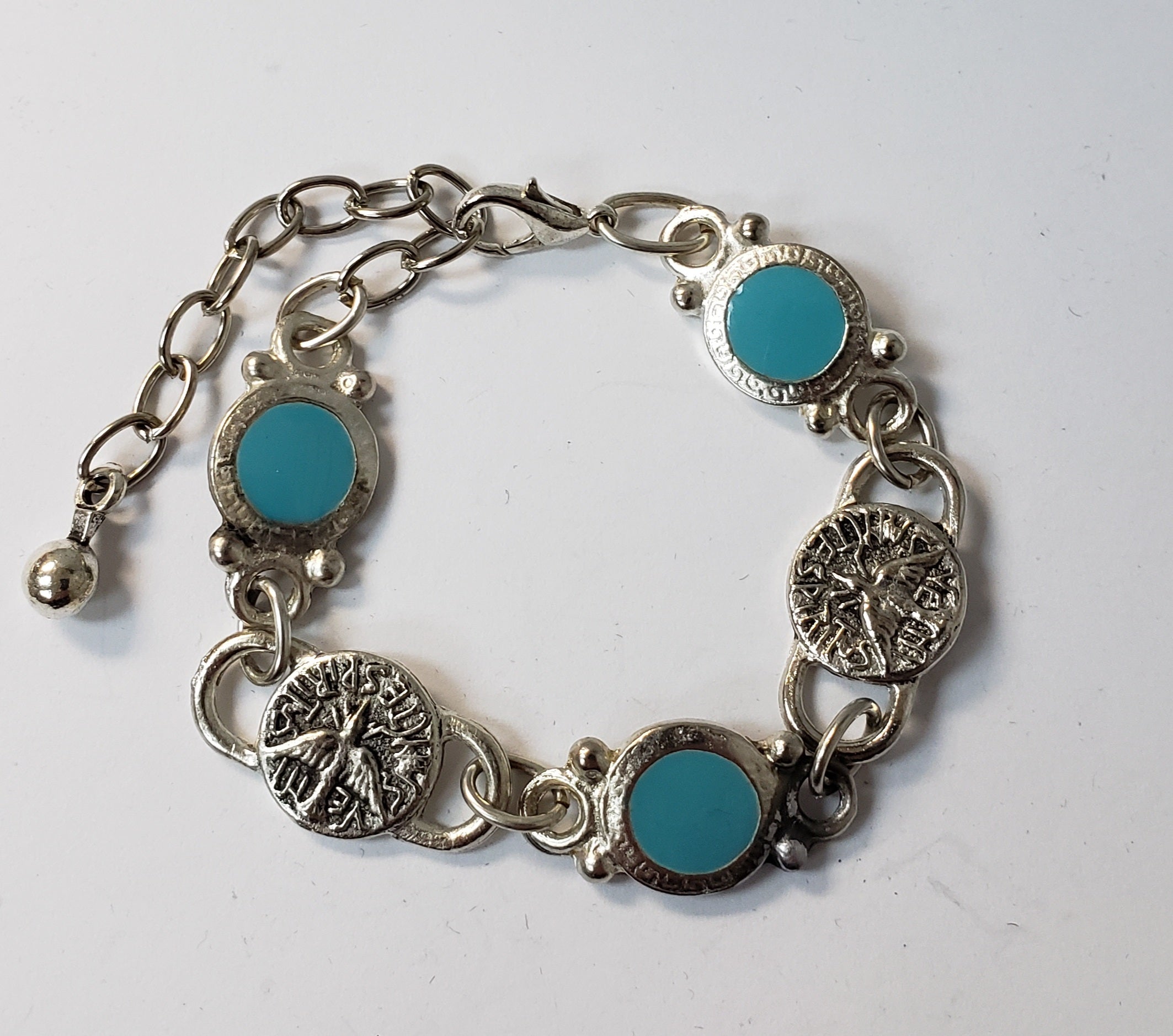 Pulsera Vintage Alpaca Plata joyería hecha a mano por Graciela's Collection