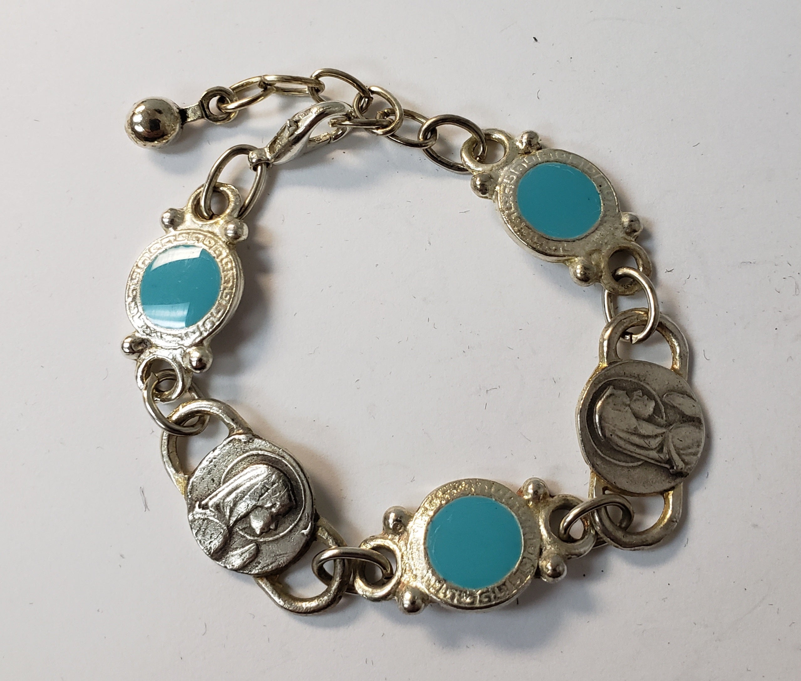 Pulsera Vintage Alpaca Plata joyería hecha a mano por Graciela's Collection
