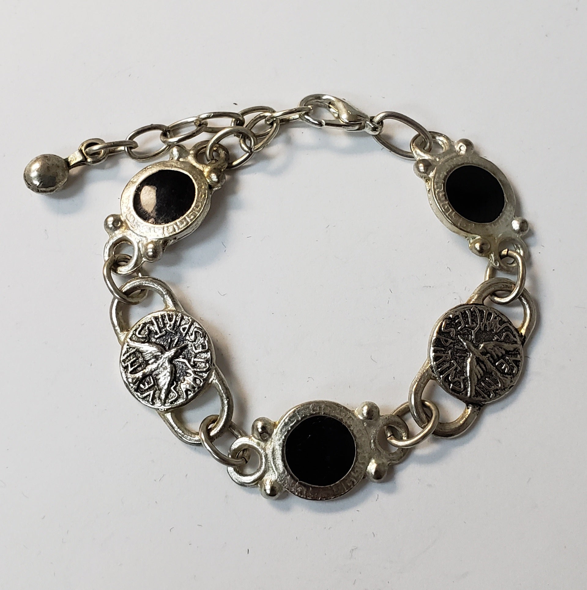 Pulsera Vintage Alpaca Plata joyería hecha a mano por Graciela's Collection