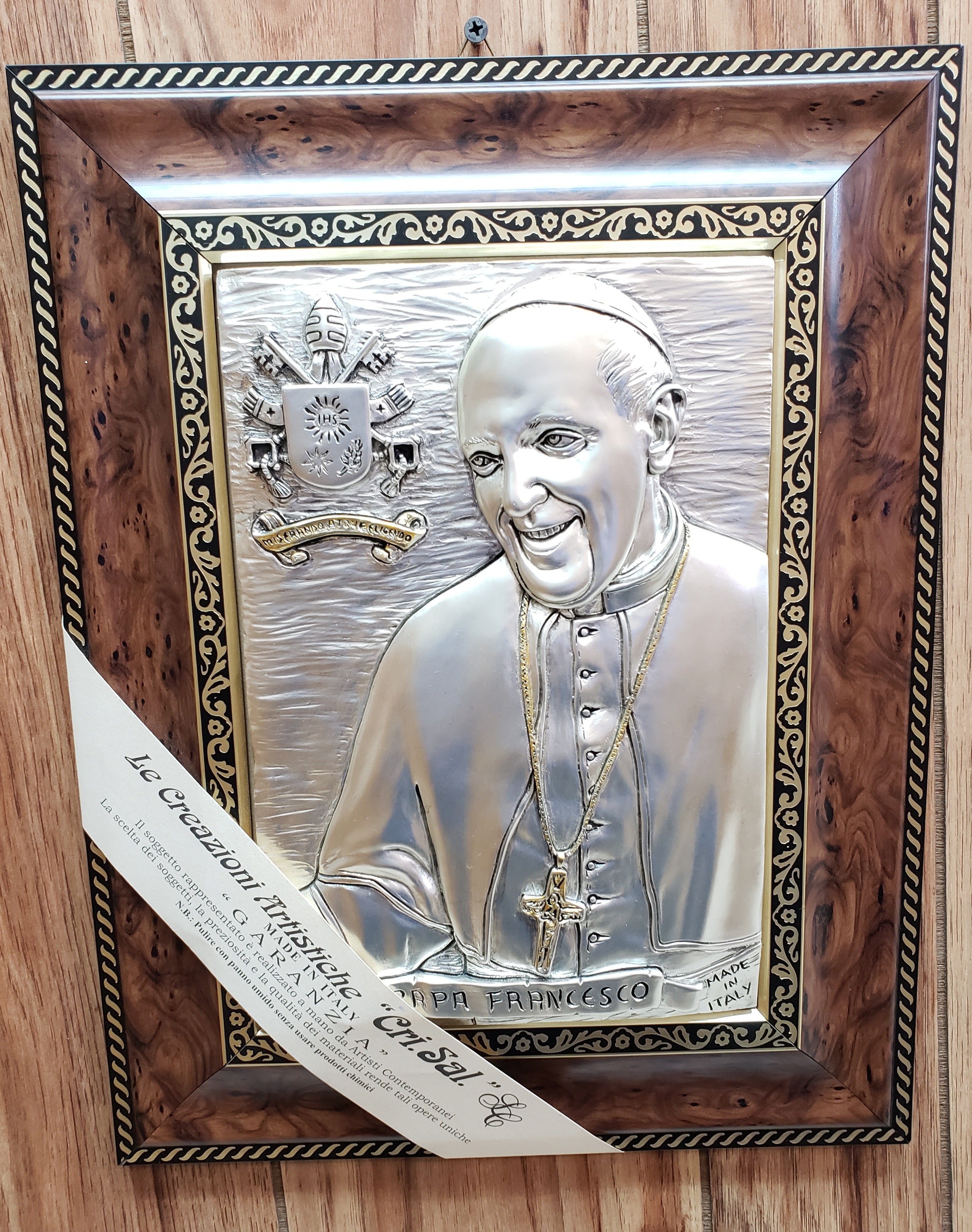 Imagen religiosa del Papa Francisco