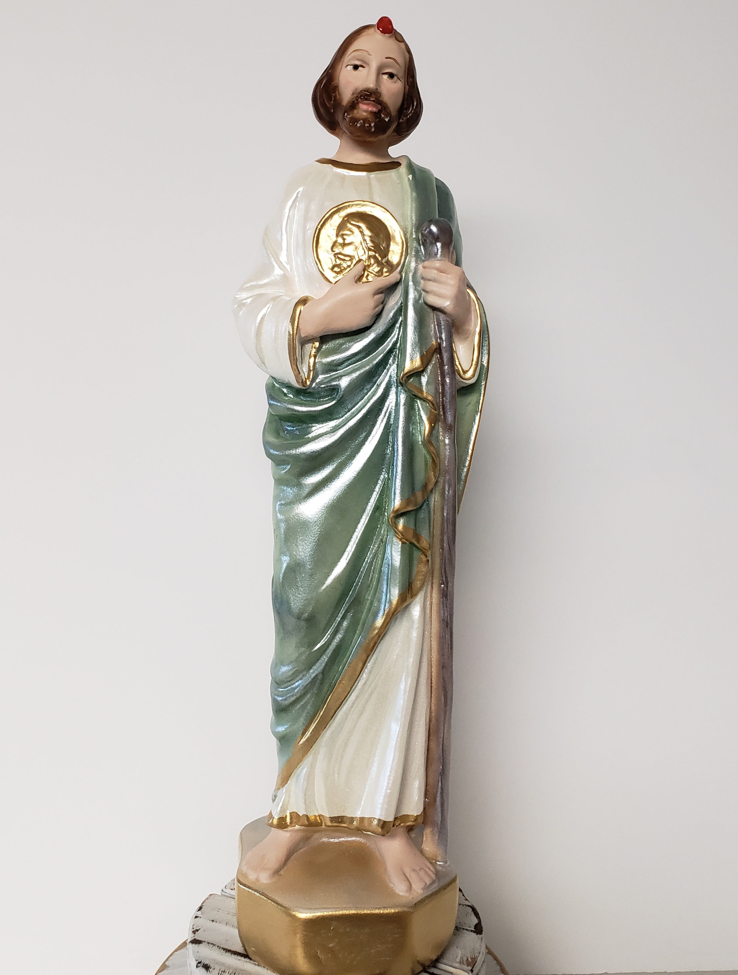 San Judas Tadeo de 23 cm (9 in) - Pintado a mano - Colección Toscana