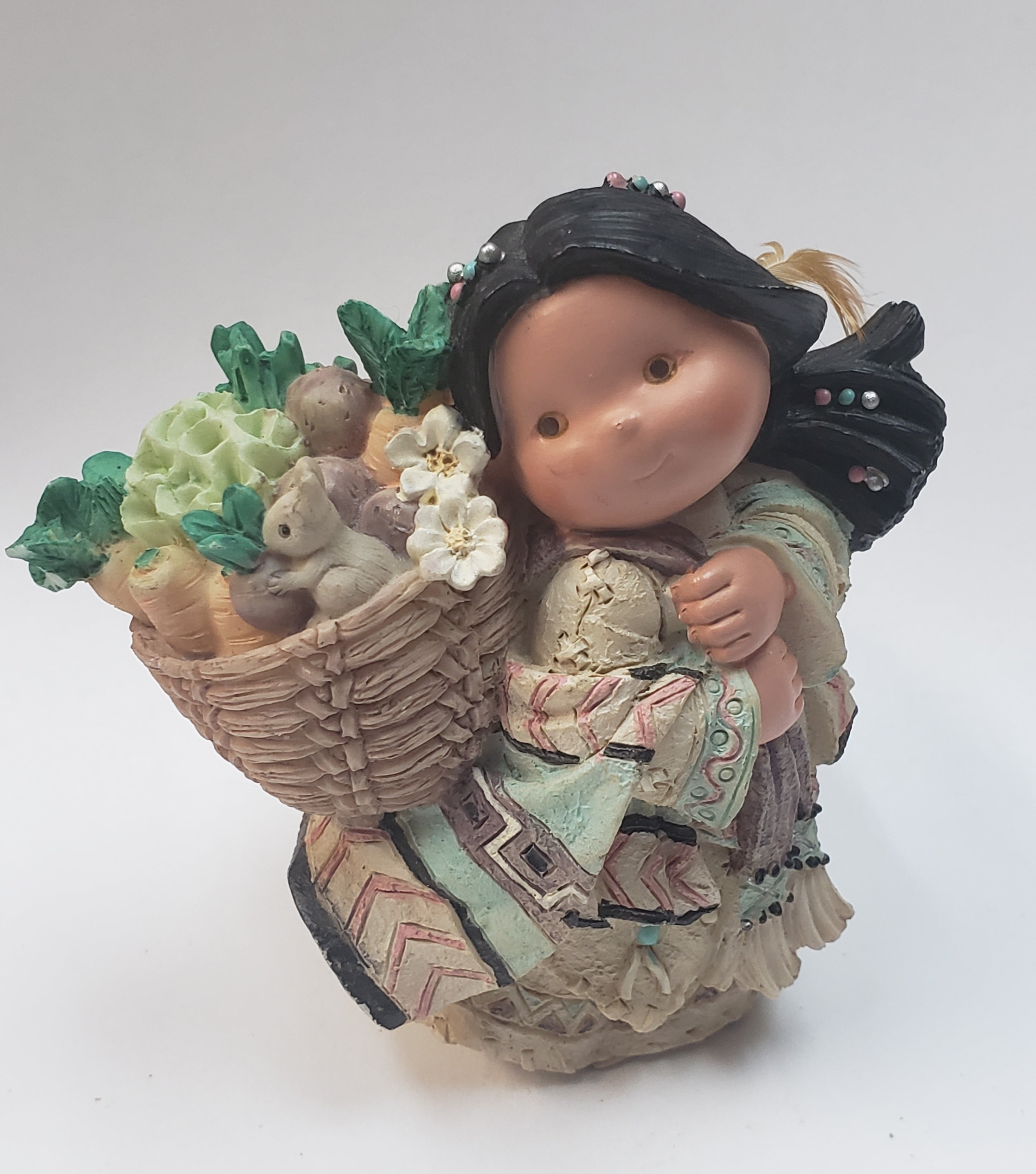 Figuras de nativos americanos de la colección Friends Of The Feather de Enesco