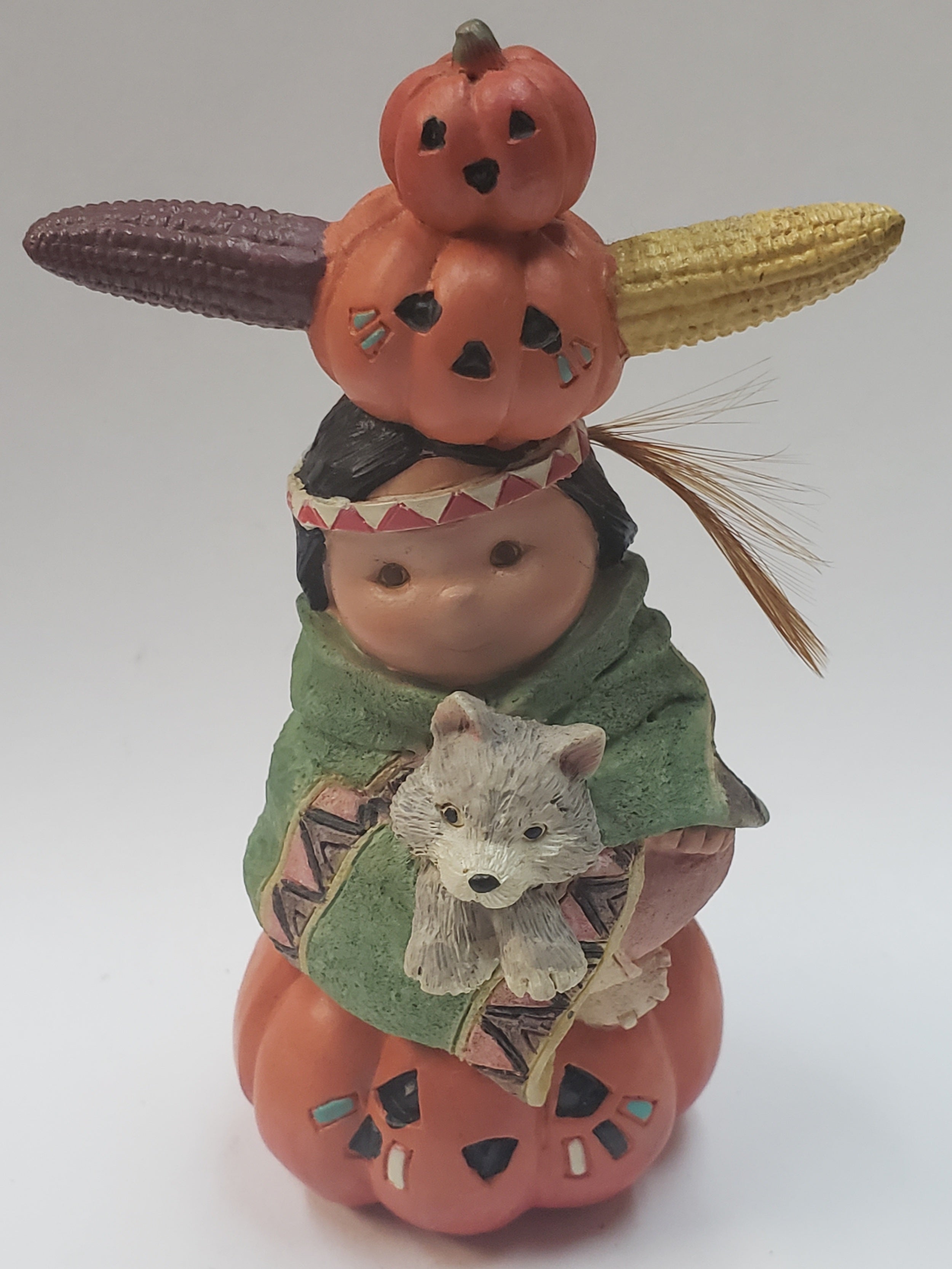 Figuras de nativos americanos de la colección Friends Of The Feather de Enesco