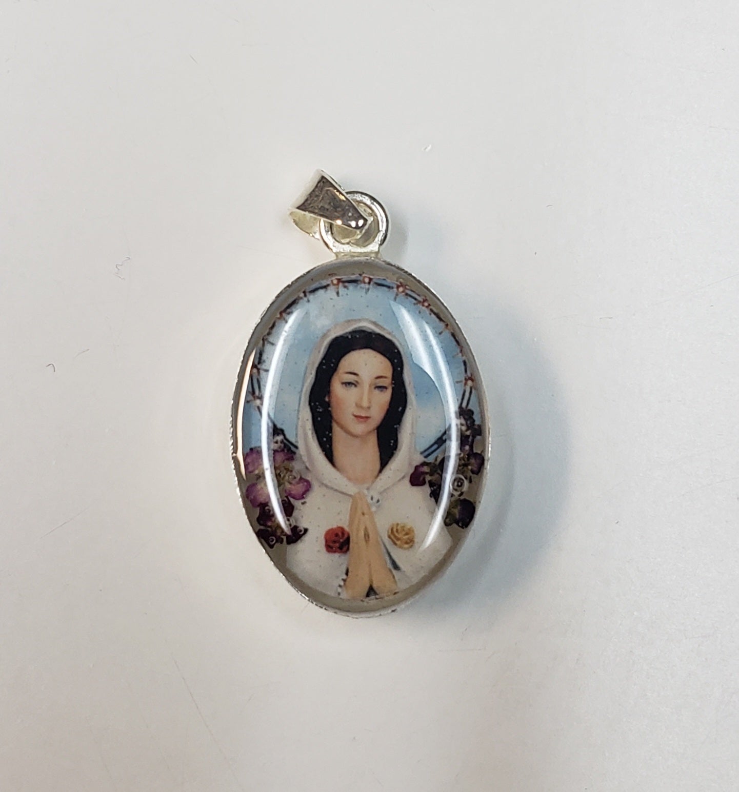Medalla de la Virgen María La Rosa Mística/ Maria Rosa Mistica