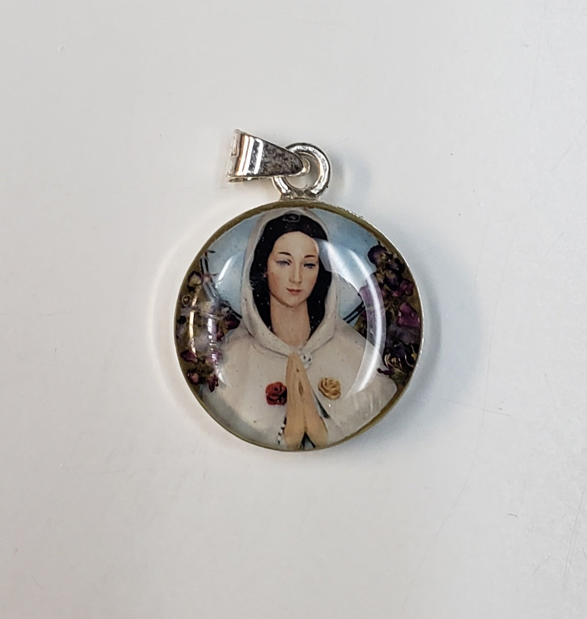 Medalla de la Virgen María La Rosa Mística/ Maria Rosa Mistica