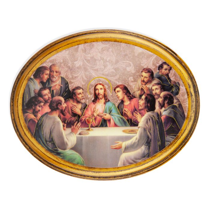 Placa ovalada de la Última Cena