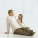 Padre e hija junto a Willow Tree