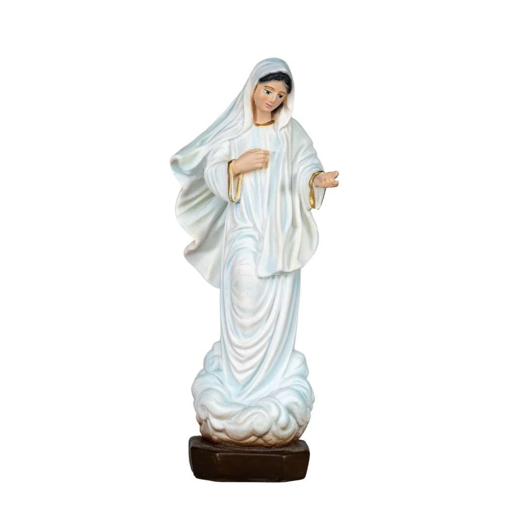 La tienda de regalos de la fe Nuestra Señora de Medjugorje Reina de la Paz - Pintada a mano en Italia - Nuestra colección de Toscana -