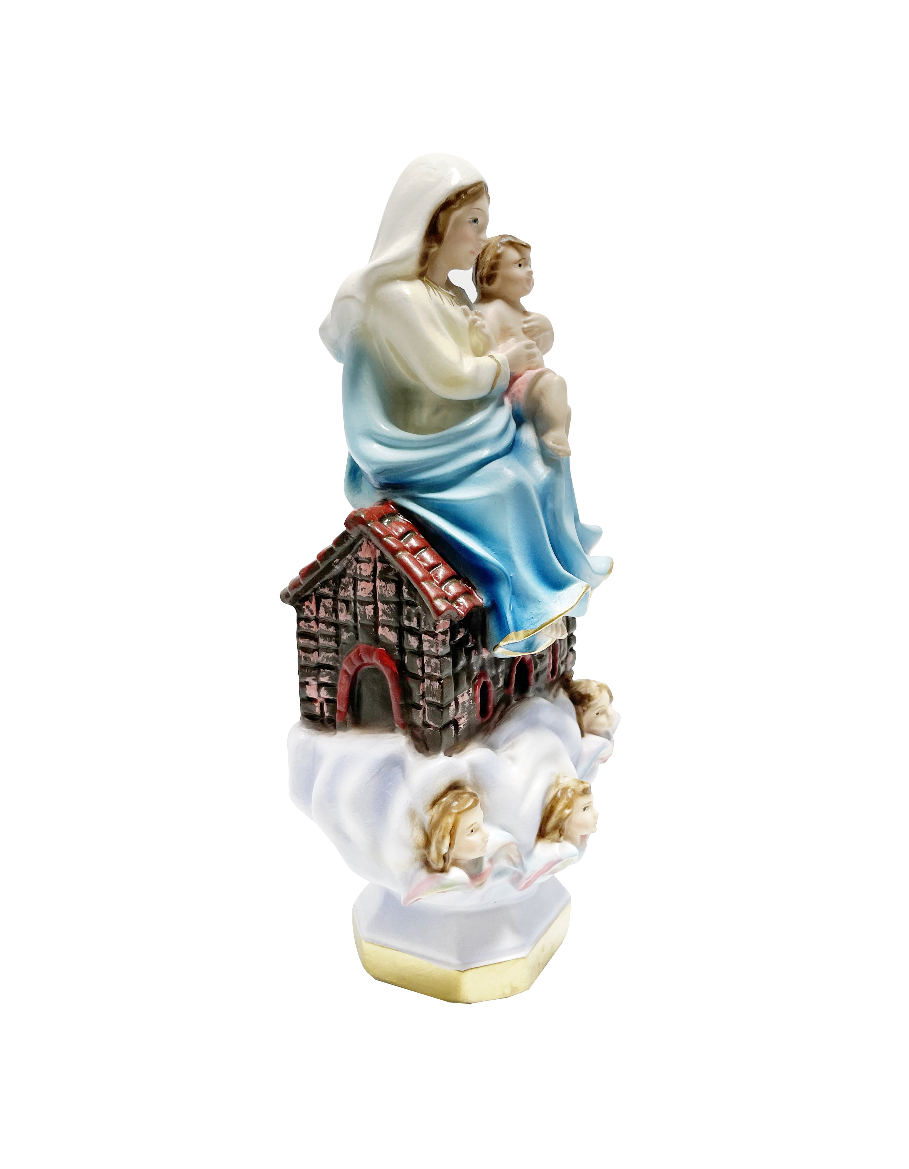 Estatua religiosa de Nuestra Señora de Loreto 9" de altura