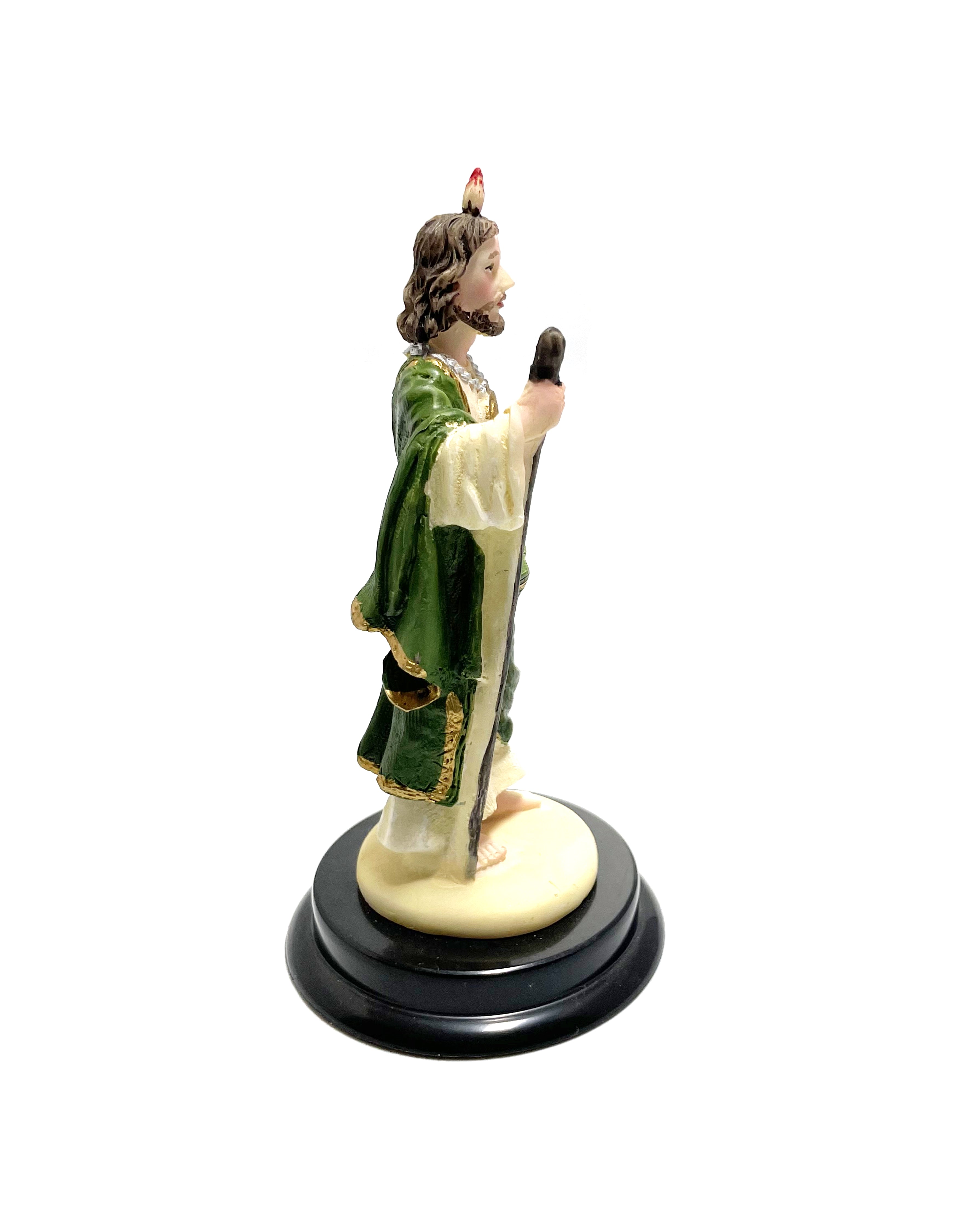 Estatua religiosa de San Judas Tadeo de 5" de altura