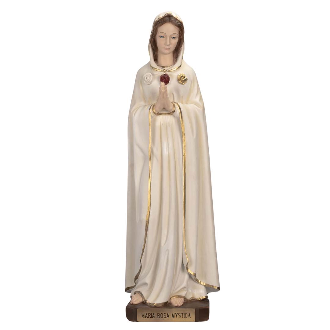 La tienda de regalos de fe Virgen María Rosa Mística pintada a mano en Italia - Nuestra colección Toscana - Virgen Maria Rosa Mistica