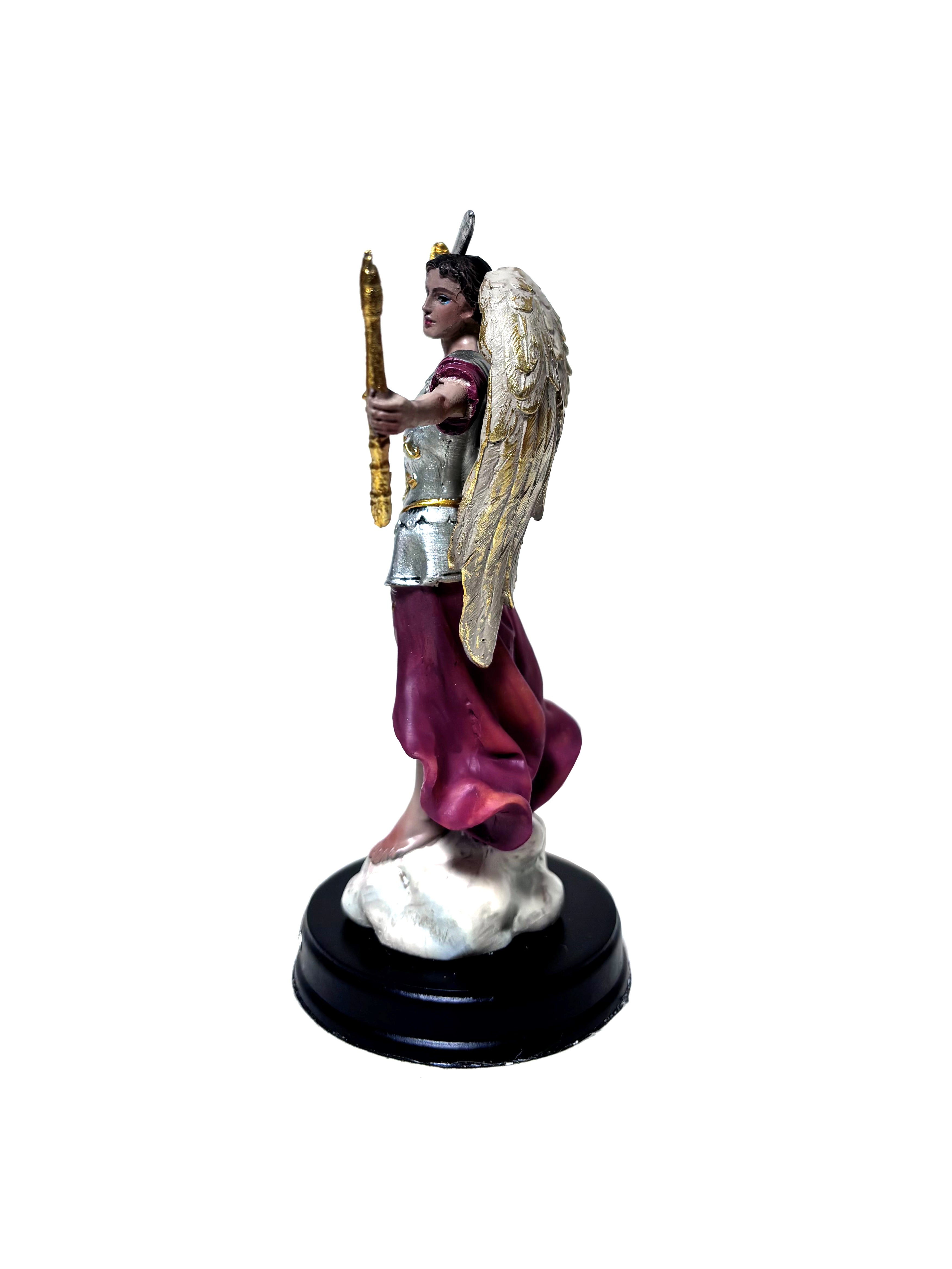 Estatua religiosa de San Miguel Arcángel de 5" de altura