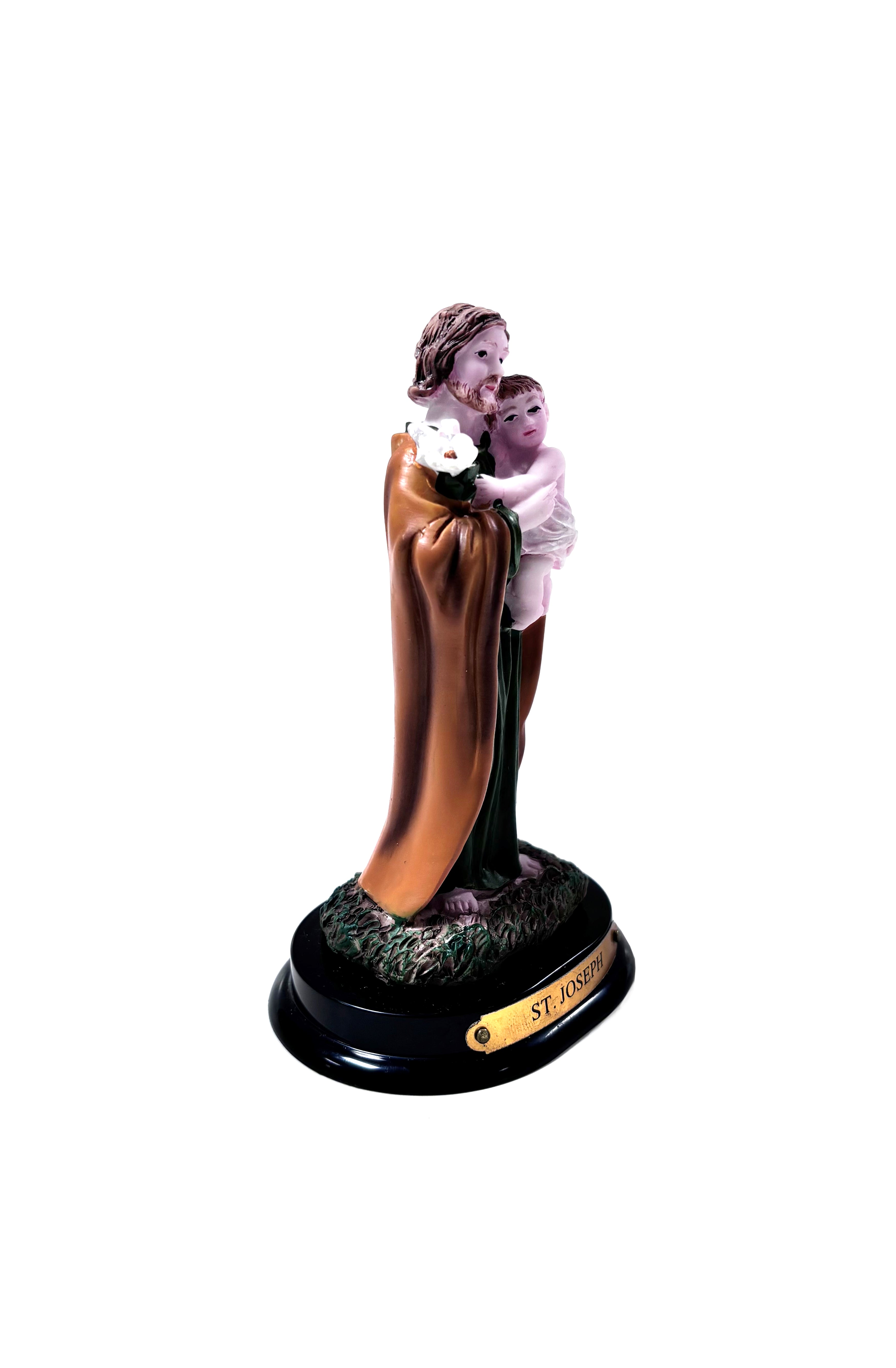 Estatua religiosa de San José de 5" de altura