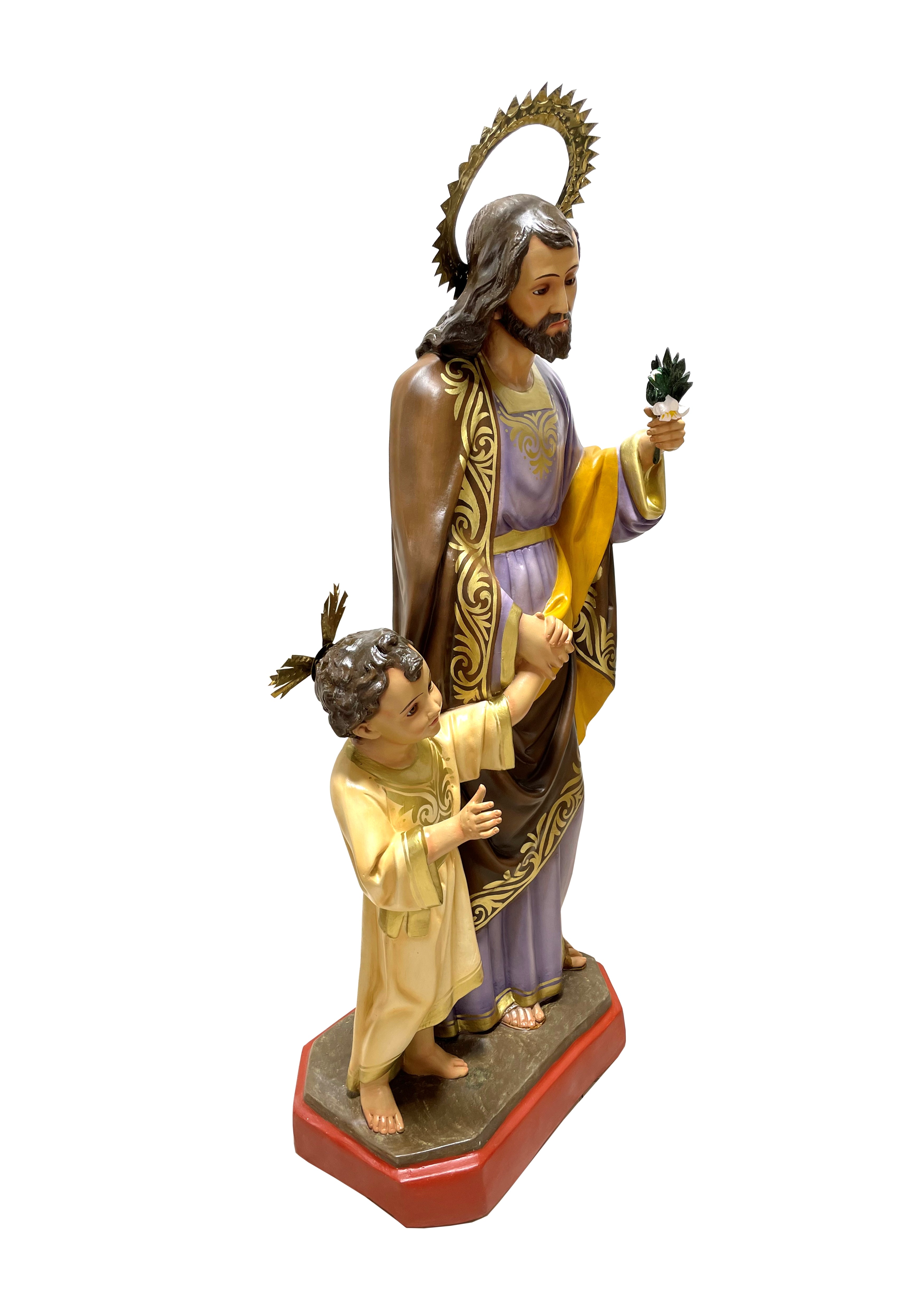 Estatua de San José de 40" para interior y exterior / Imagen de San José de 40" para Interiores y Extreriores