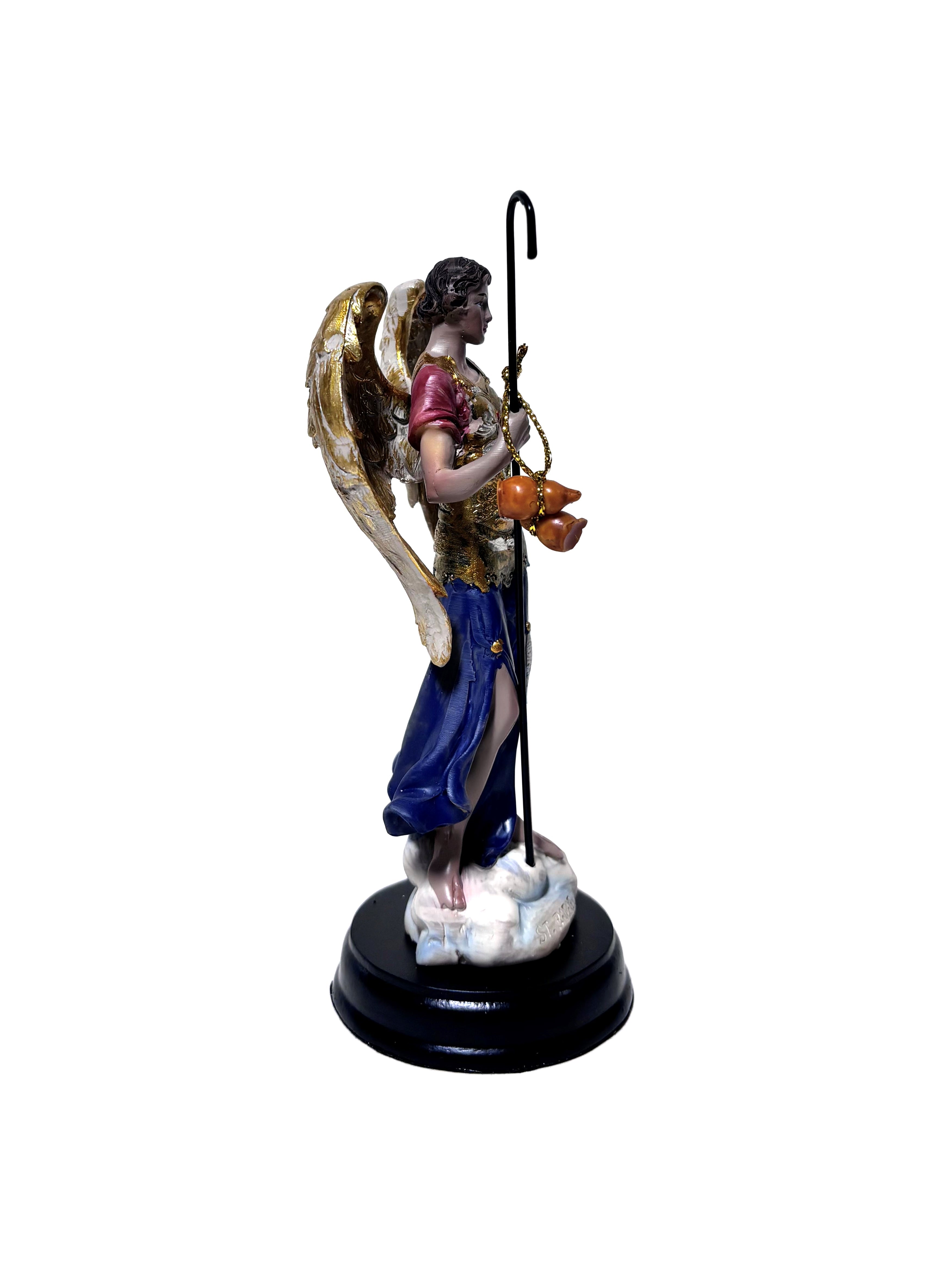 Estatua religiosa de San Rafael Arcángel de 5" de altura
