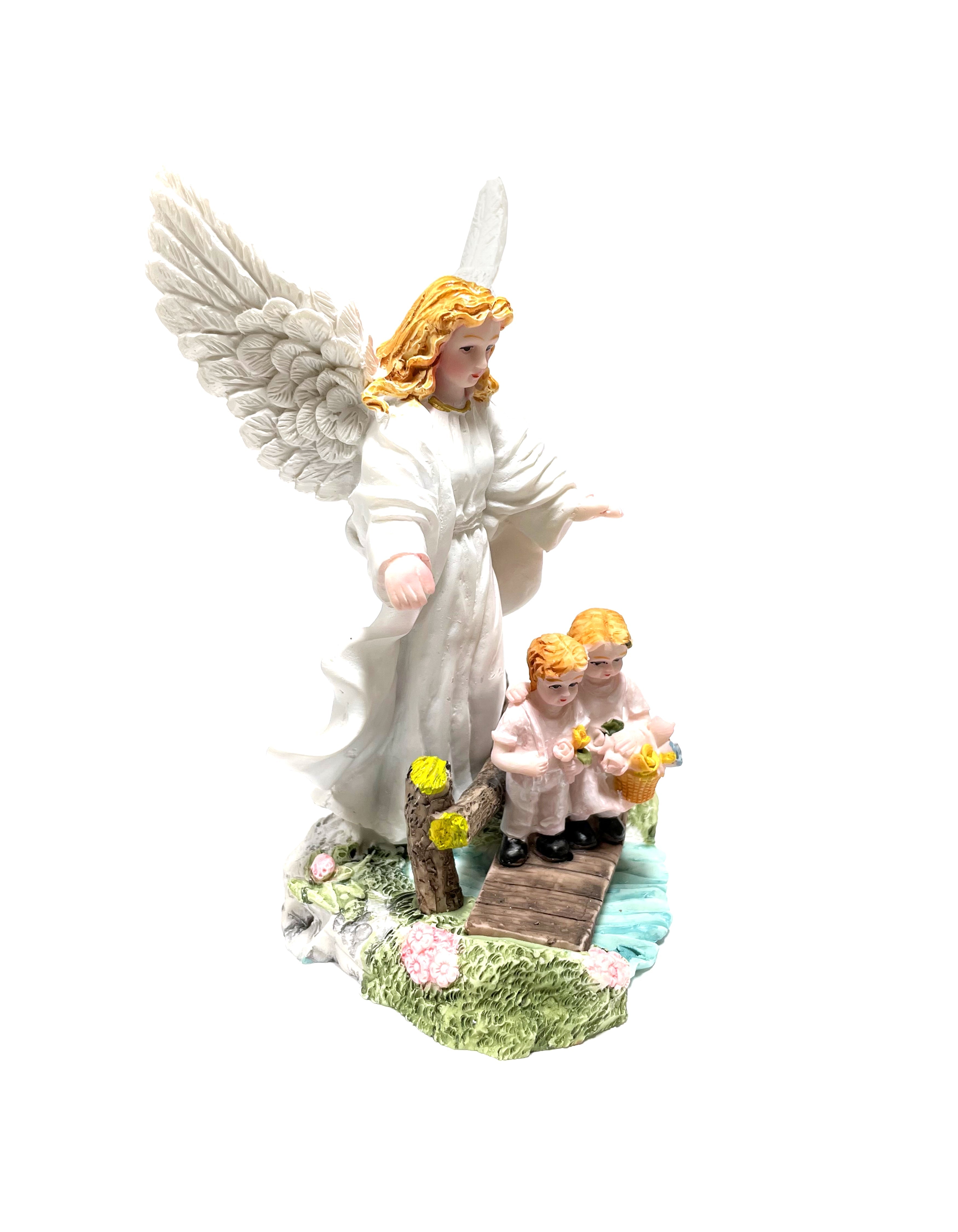 Estatua religiosa del Ángel de la Guarda de 5" de altura