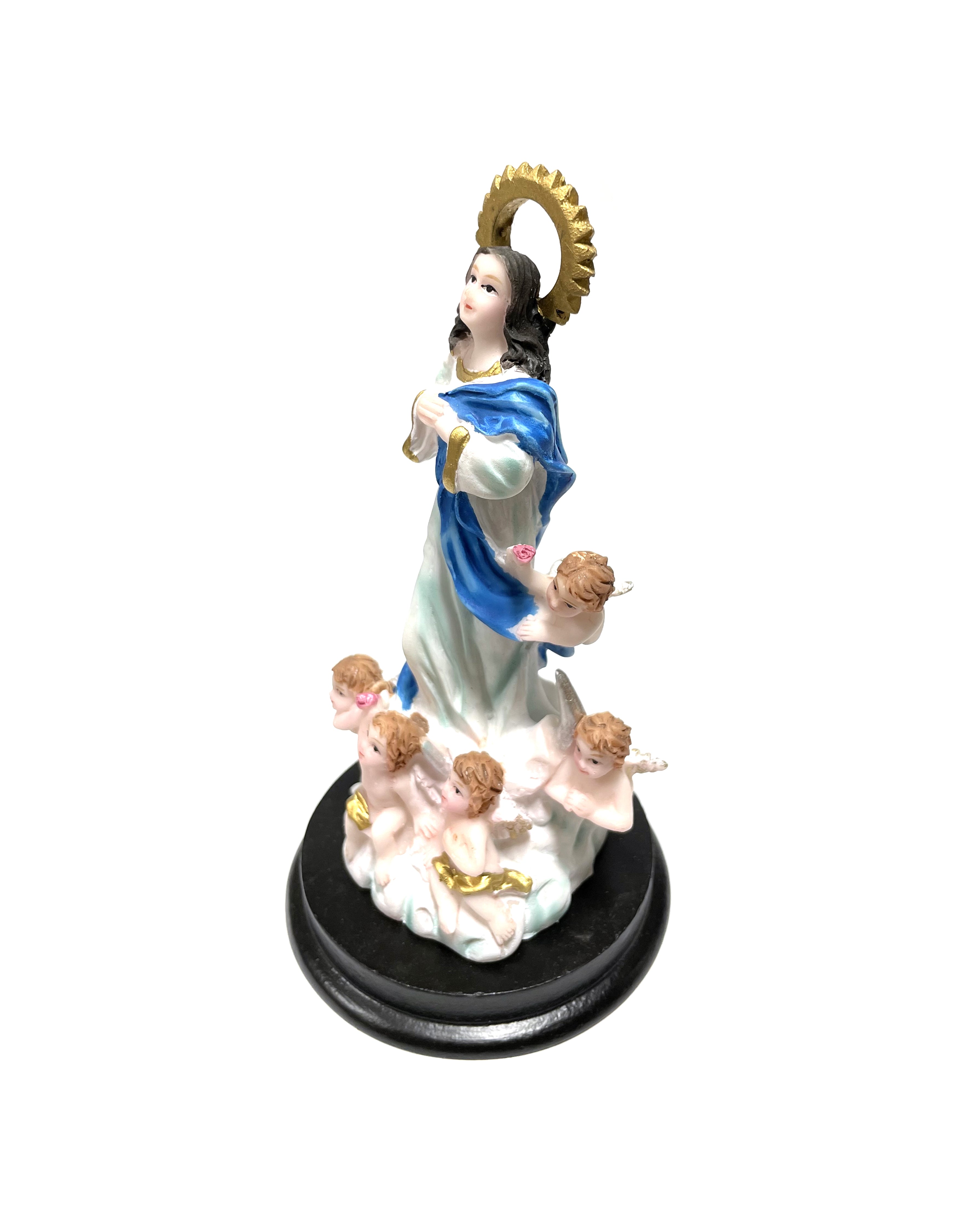 Estatua religiosa de Nuestra Señora de la Inmaculada Concepción de María 5" de altura