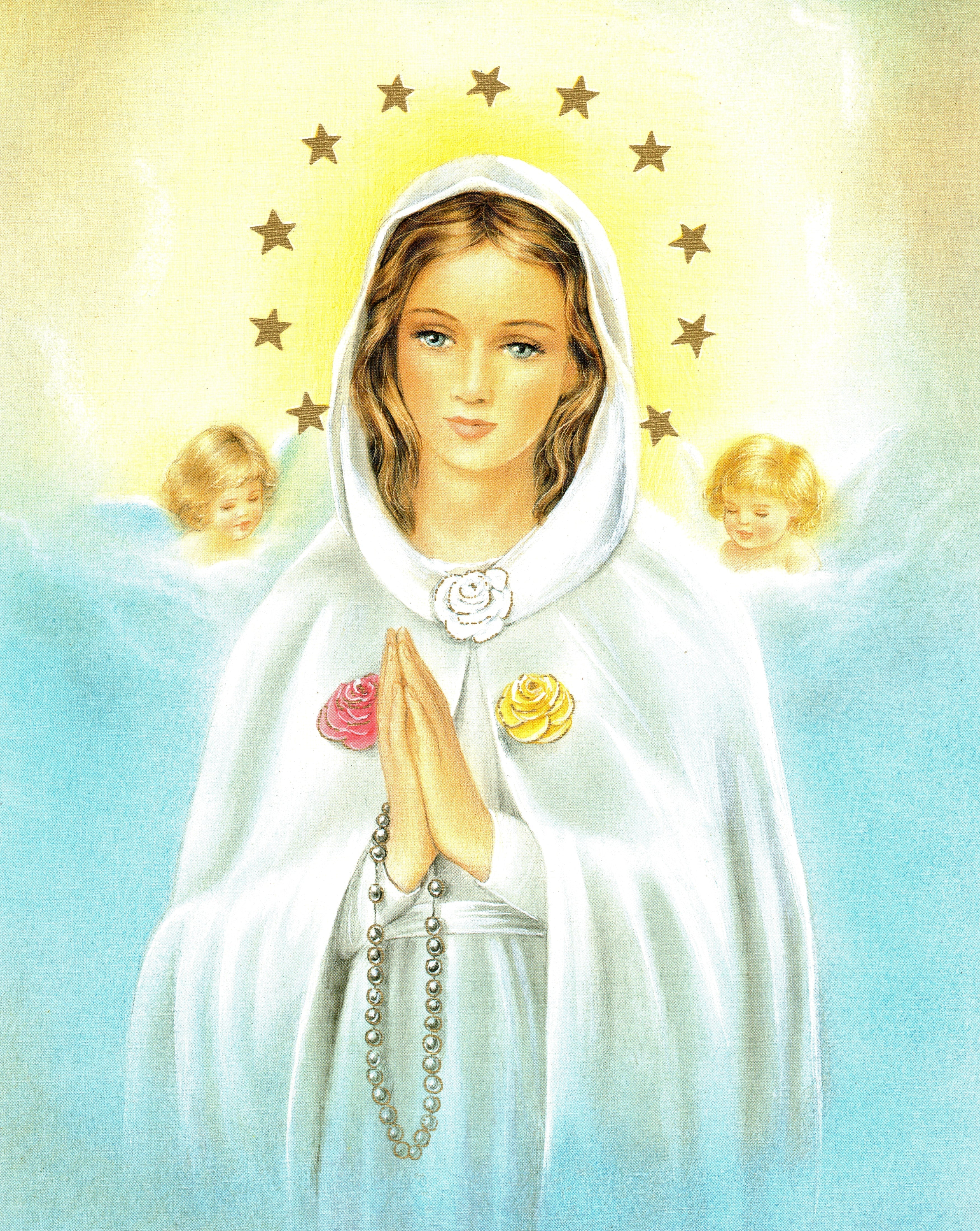 Arte religioso para pared, impresión laminada, sin marco, papel decorativo artístico de 8" x 10"