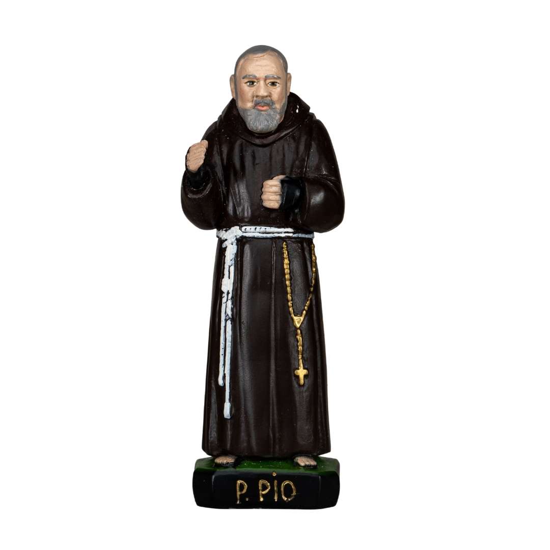 The Faith Gift Shop Saint Father Pio statue - Hand Painted in Italy - Our Tuscany Collection   / San  Padre Pio